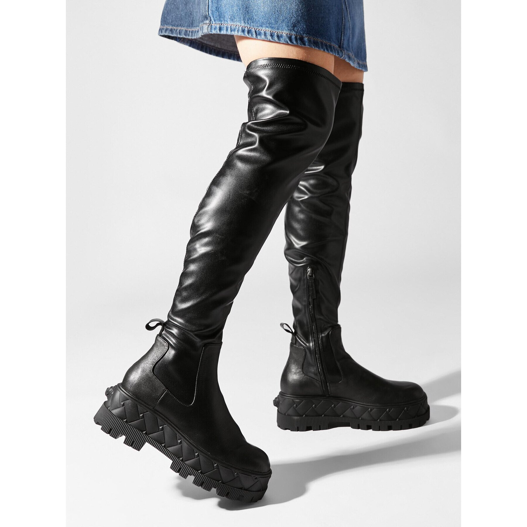 Kurt Geiger Ботуши London 9353500109 Черен - Pepit.bg