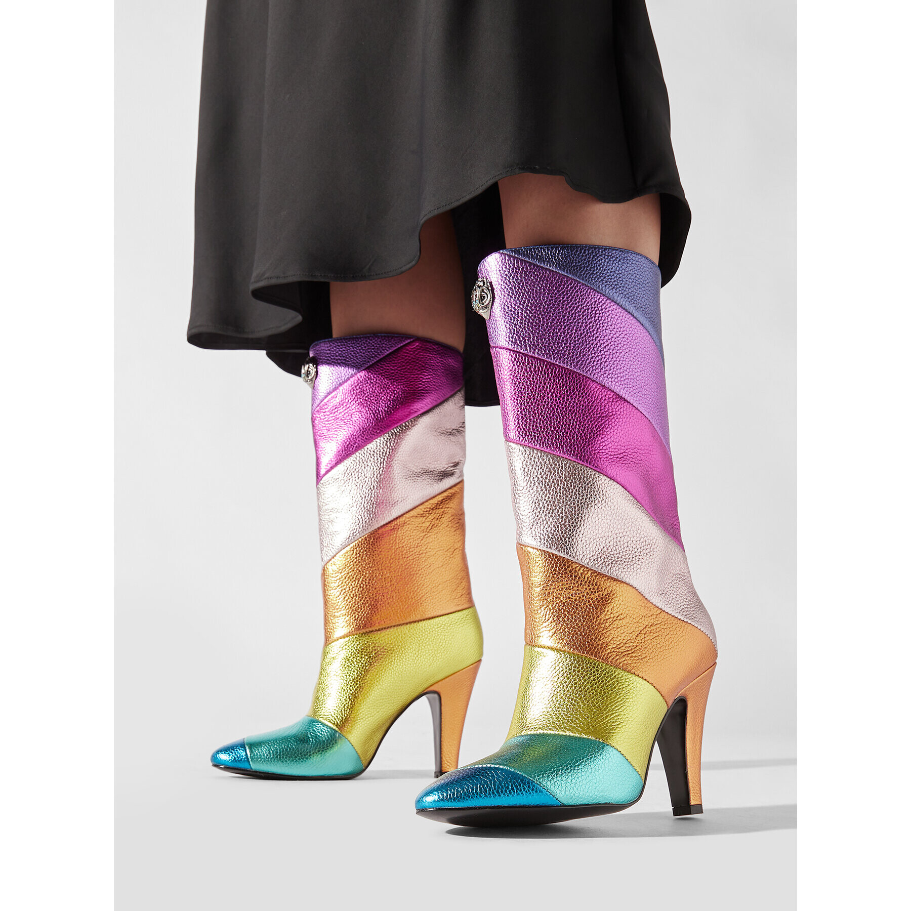 Kurt Geiger Ботуши Rainbow Kensington Boot 9419069109 Цветен - Pepit.bg