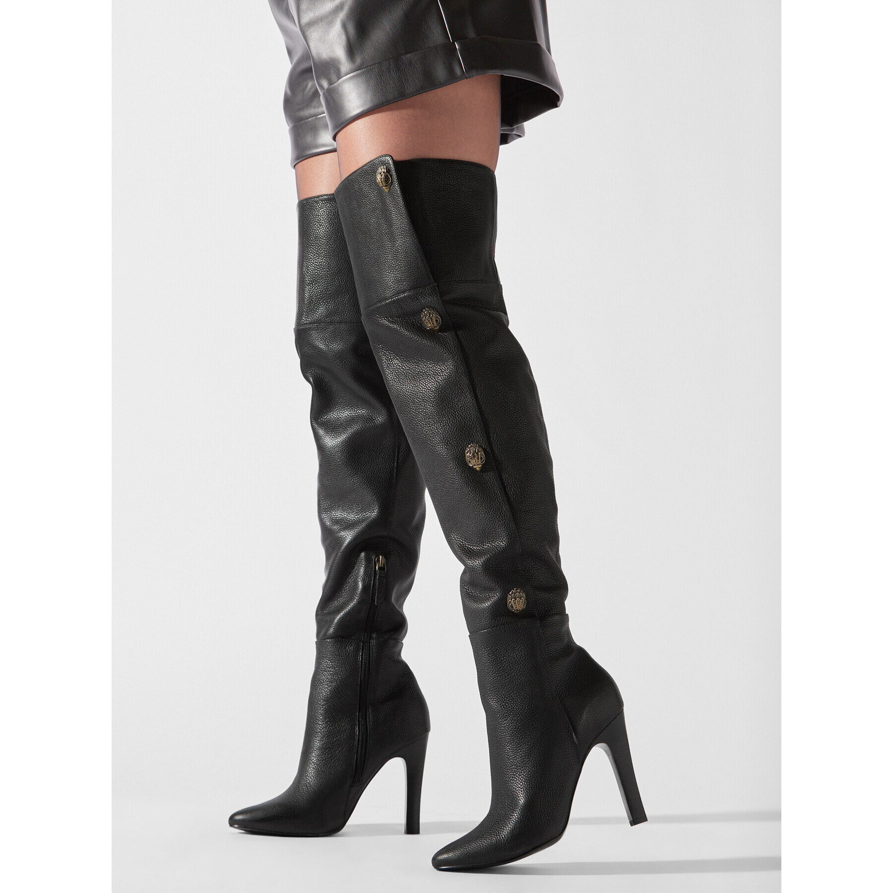 Kurt Geiger Ботуши Shoreditch 9311500109 Черен - Pepit.bg