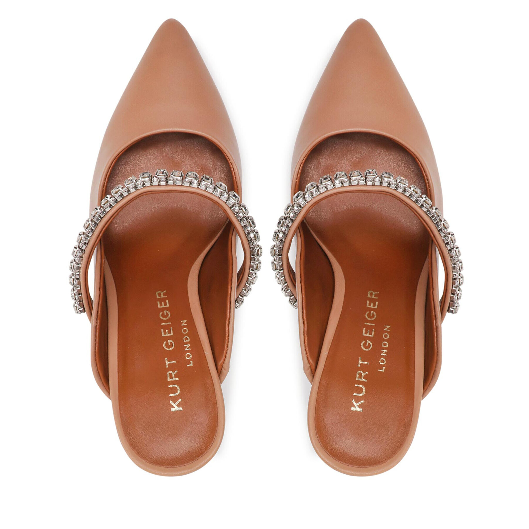 Kurt Geiger Чехли Duke 3202348109 Кафяв - Pepit.bg