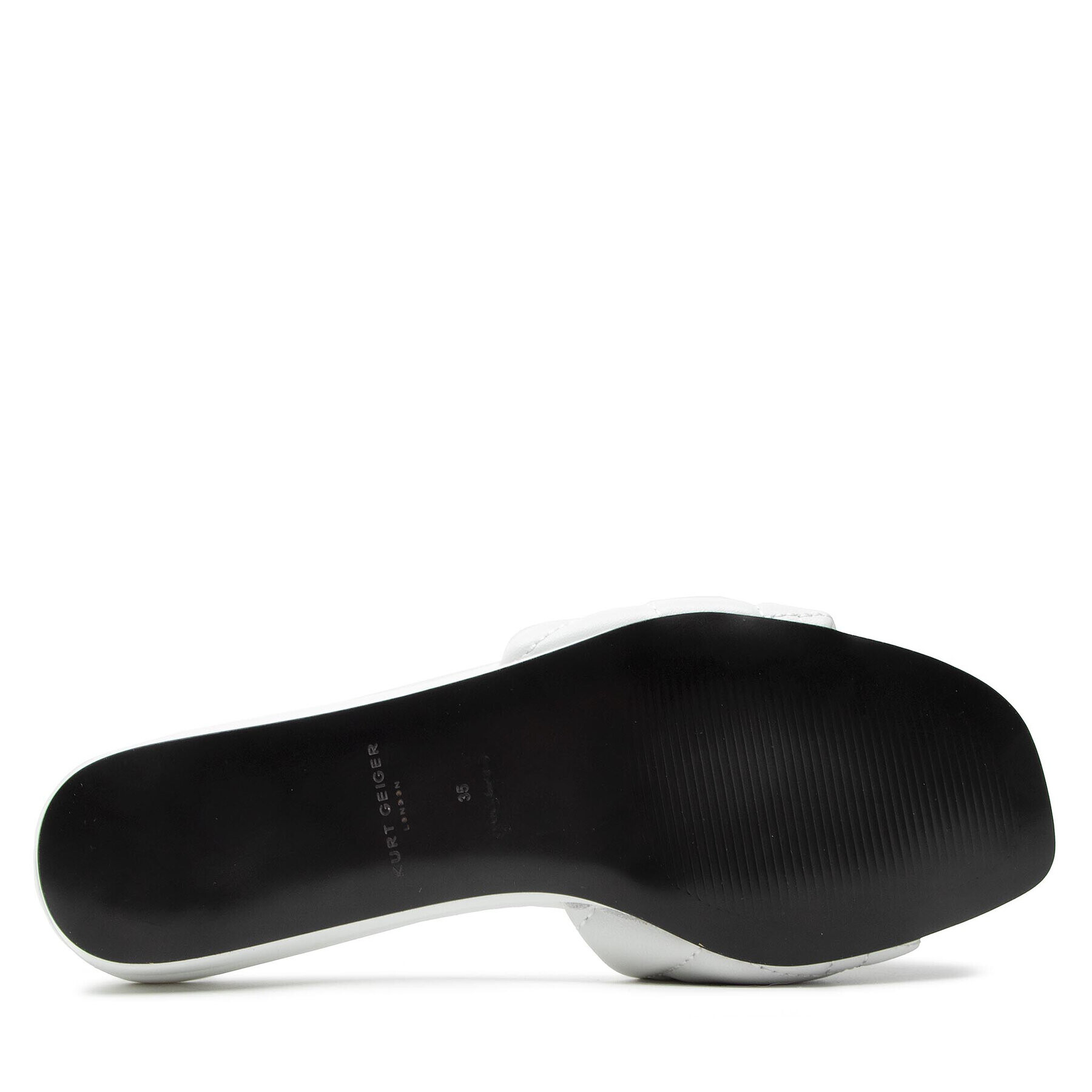 Kurt Geiger Чехли Kensington Flat Sandal 8496110109 Бял - Pepit.bg