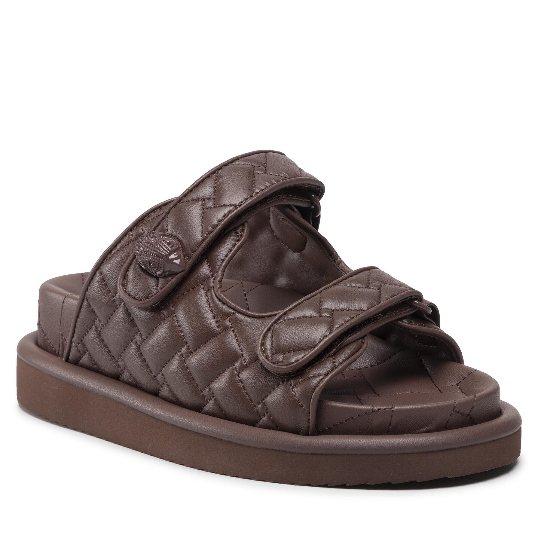 Kurt Geiger Чехли Orson Slide 8650530109 Кафяв - Pepit.bg