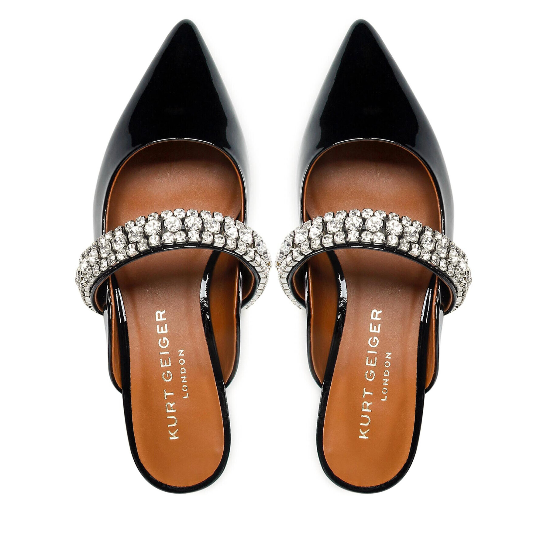 Kurt Geiger Чехли Princely 1808900309 Черен - Pepit.bg