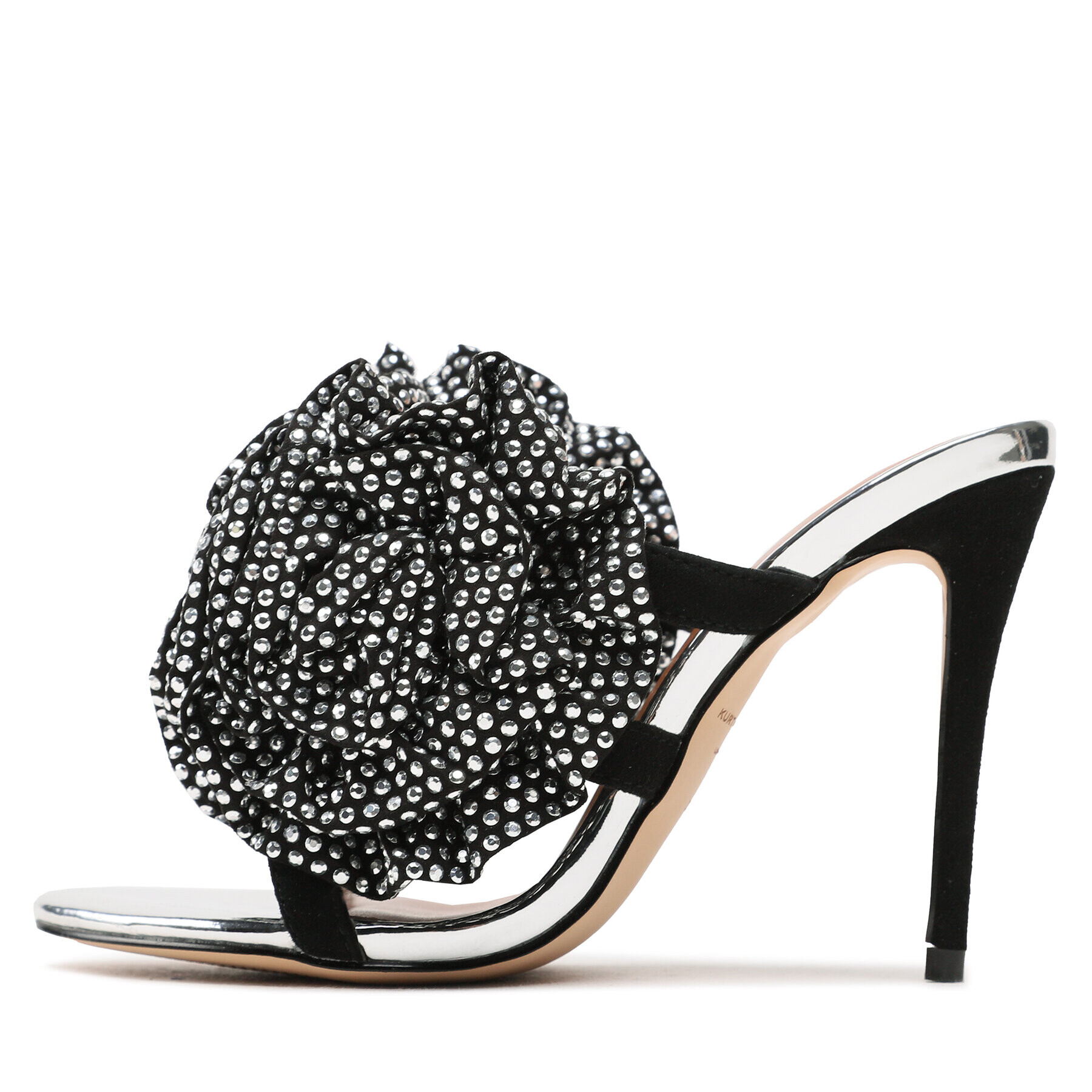 Kurt Geiger Чехли 225-Pierra Mule Bloom 9990867209 Сребрист - Pepit.bg