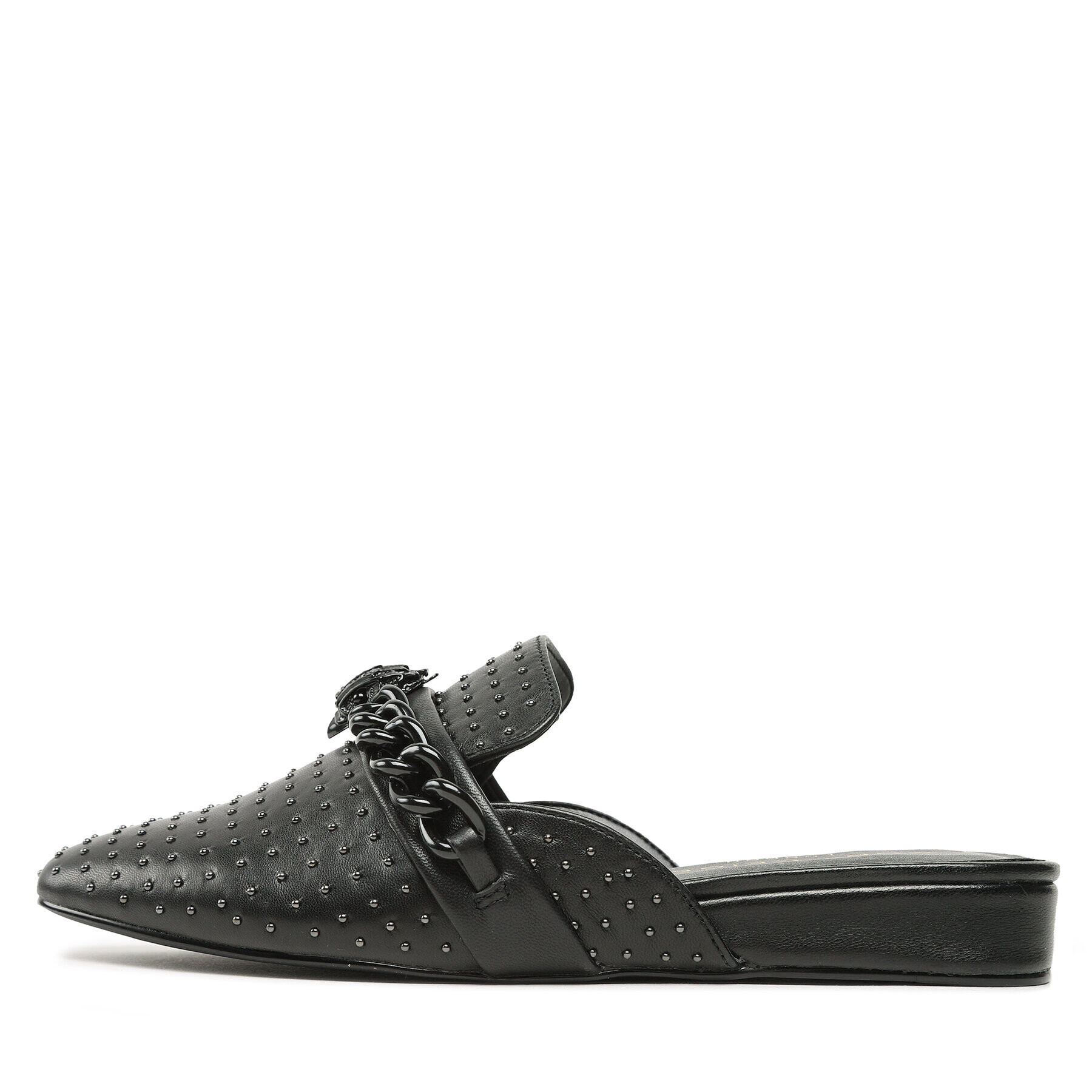Kurt Geiger Чехли Chelsea Mule Drench 8488000109 Черен - Pepit.bg