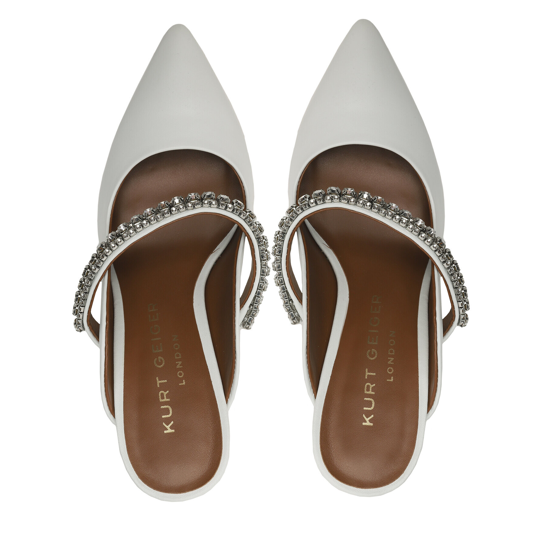 Kurt Geiger Чехли Duke 3202310109 Бял - Pepit.bg