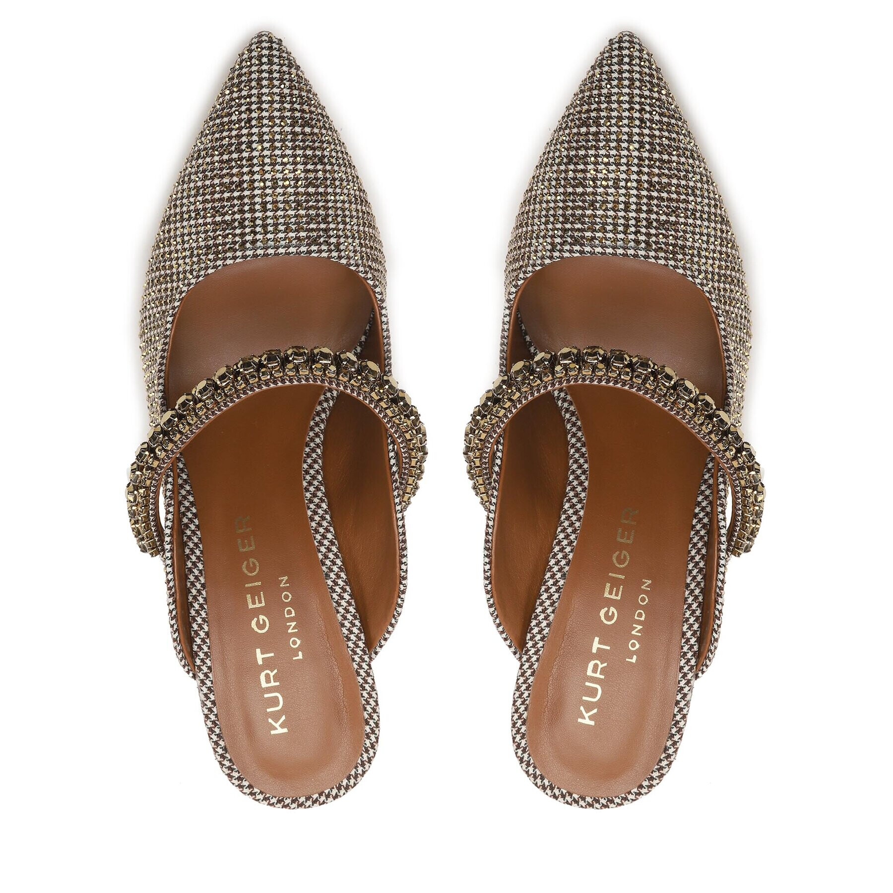 Kurt Geiger Чехли Duke 4268540609 Златист - Pepit.bg