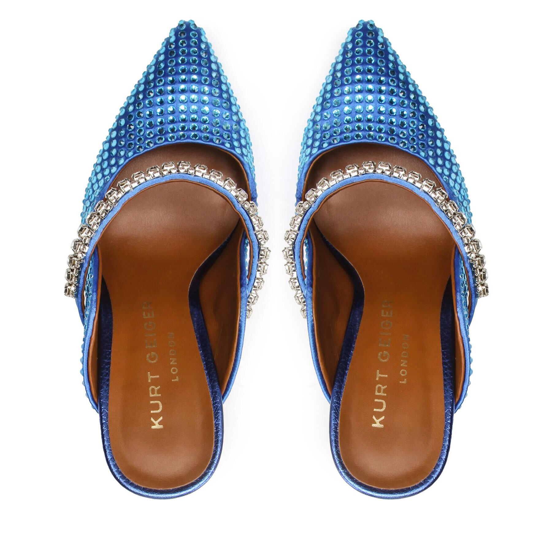 Kurt Geiger Чехли Duke Crystal 9559080609 Син - Pepit.bg