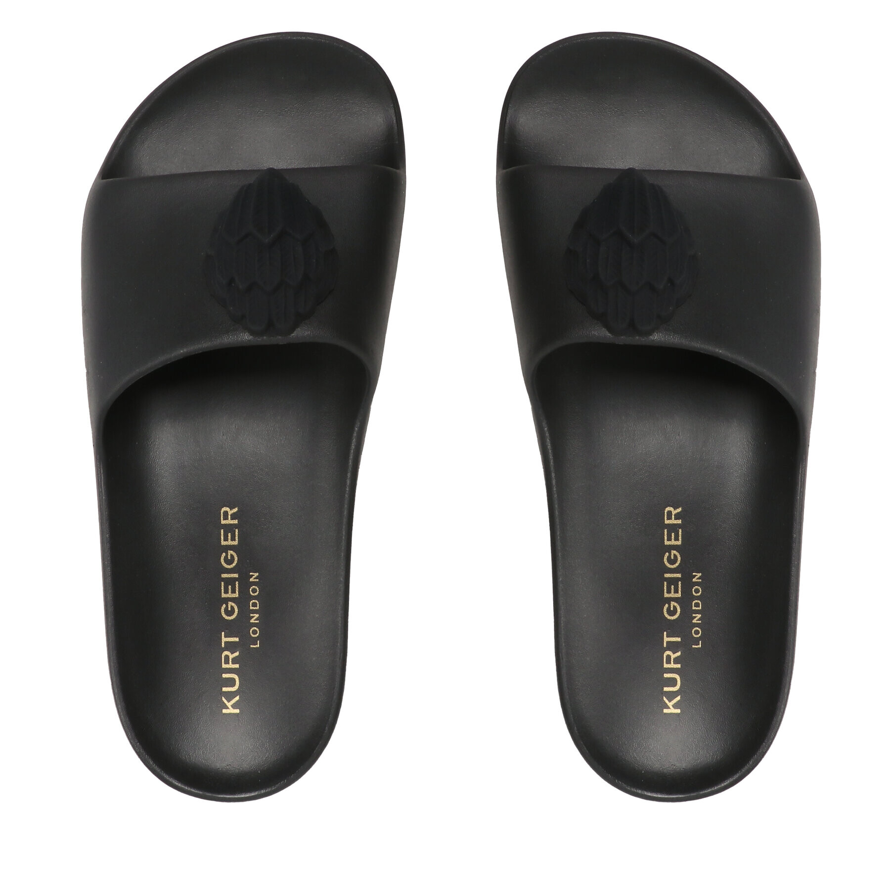 Kurt Geiger Чехли Eagle Chunky Slide 9787200999 Черен - Pepit.bg
