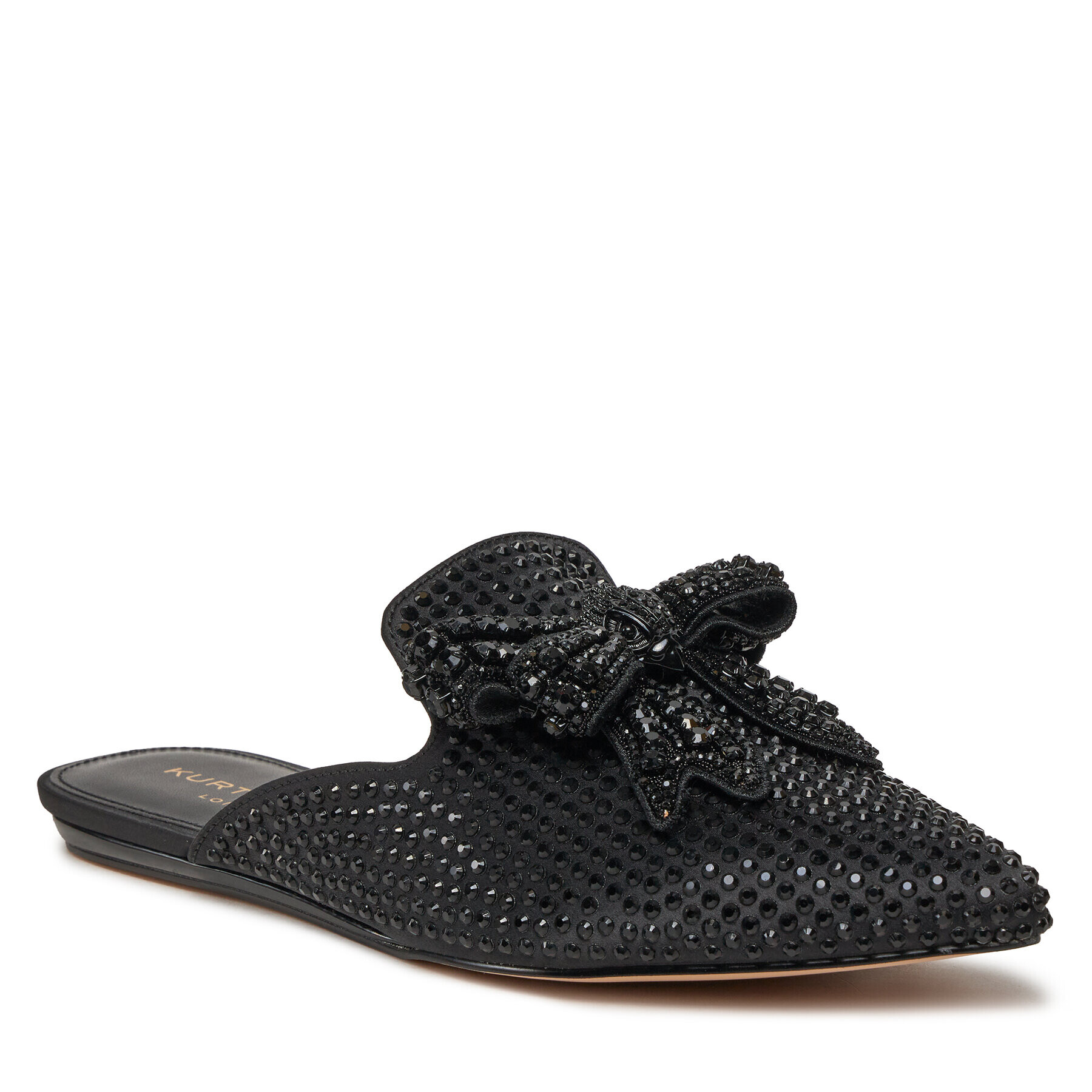 Kurt Geiger Чехли Olive Crystal Bow 624300759 Черен - Pepit.bg