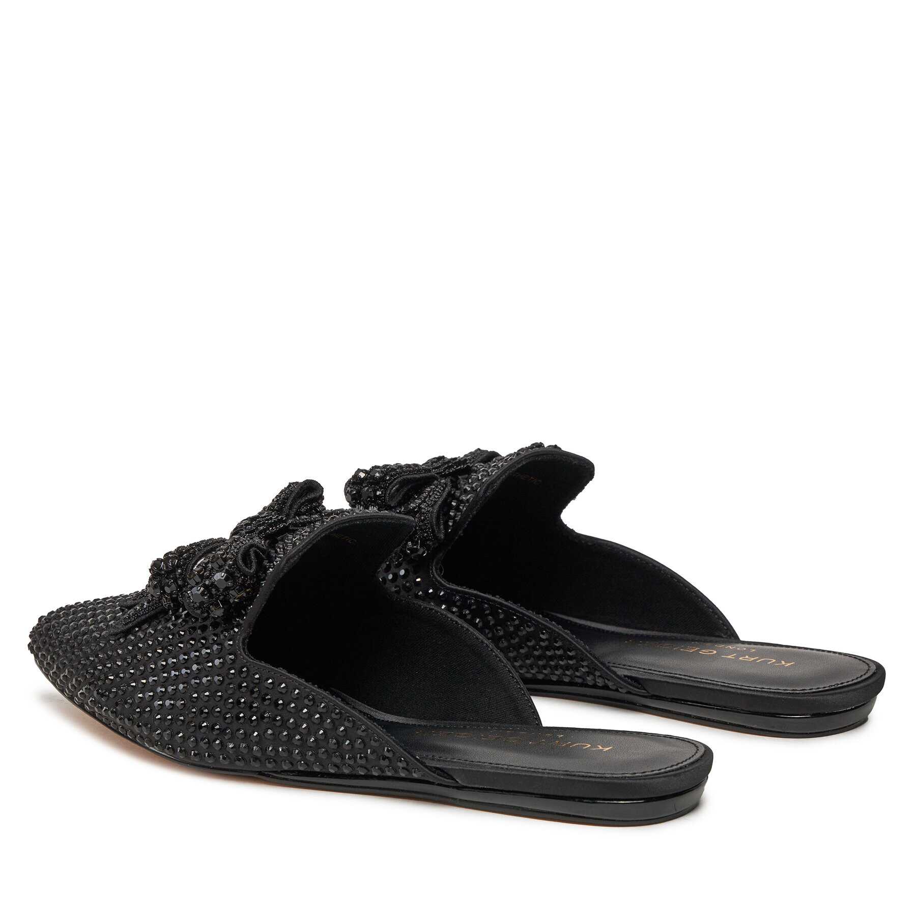 Kurt Geiger Чехли Olive Crystal Bow 624300759 Черен - Pepit.bg