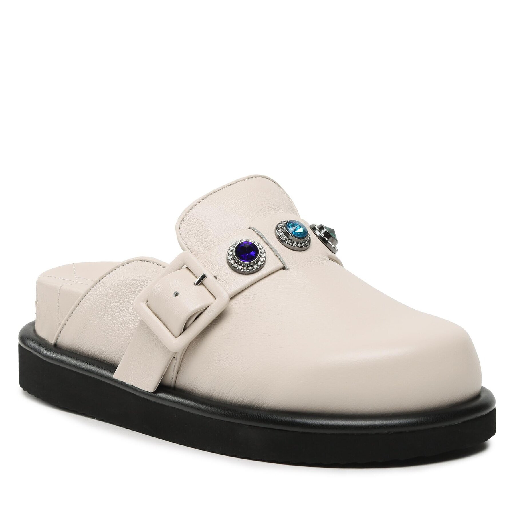 Kurt Geiger Чехли Orson Crystal Mule 9107041109 Бежов - Pepit.bg