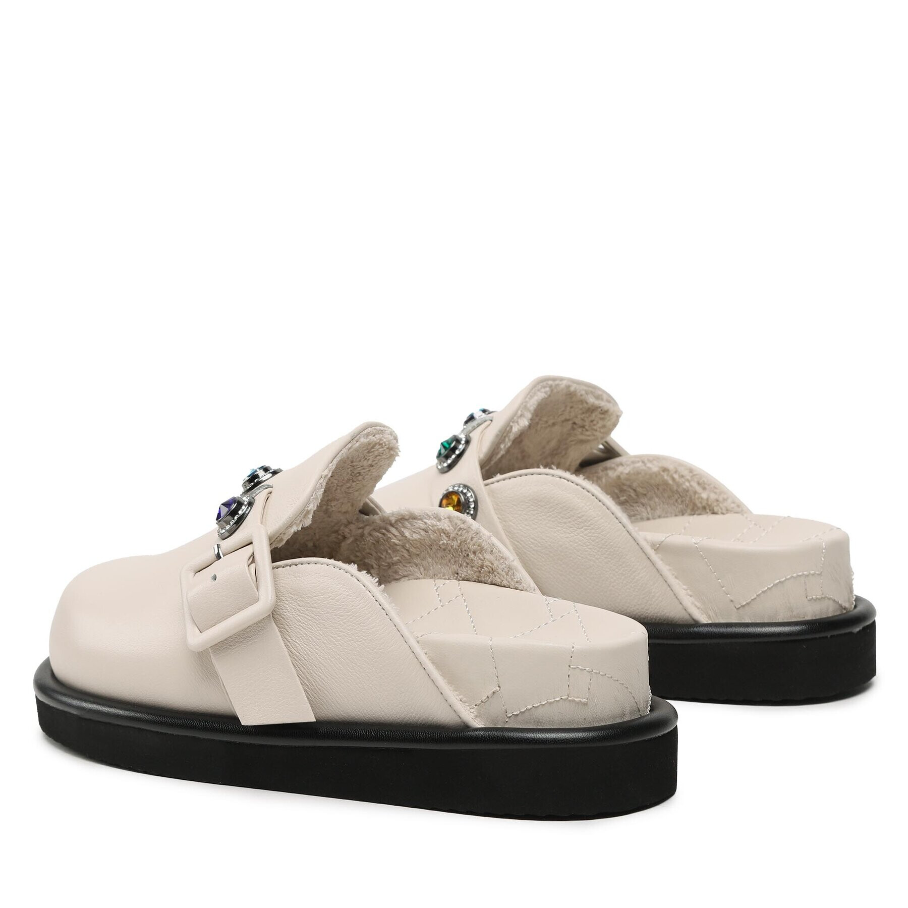Kurt Geiger Чехли Orson Crystal Mule 9107041109 Бежов - Pepit.bg