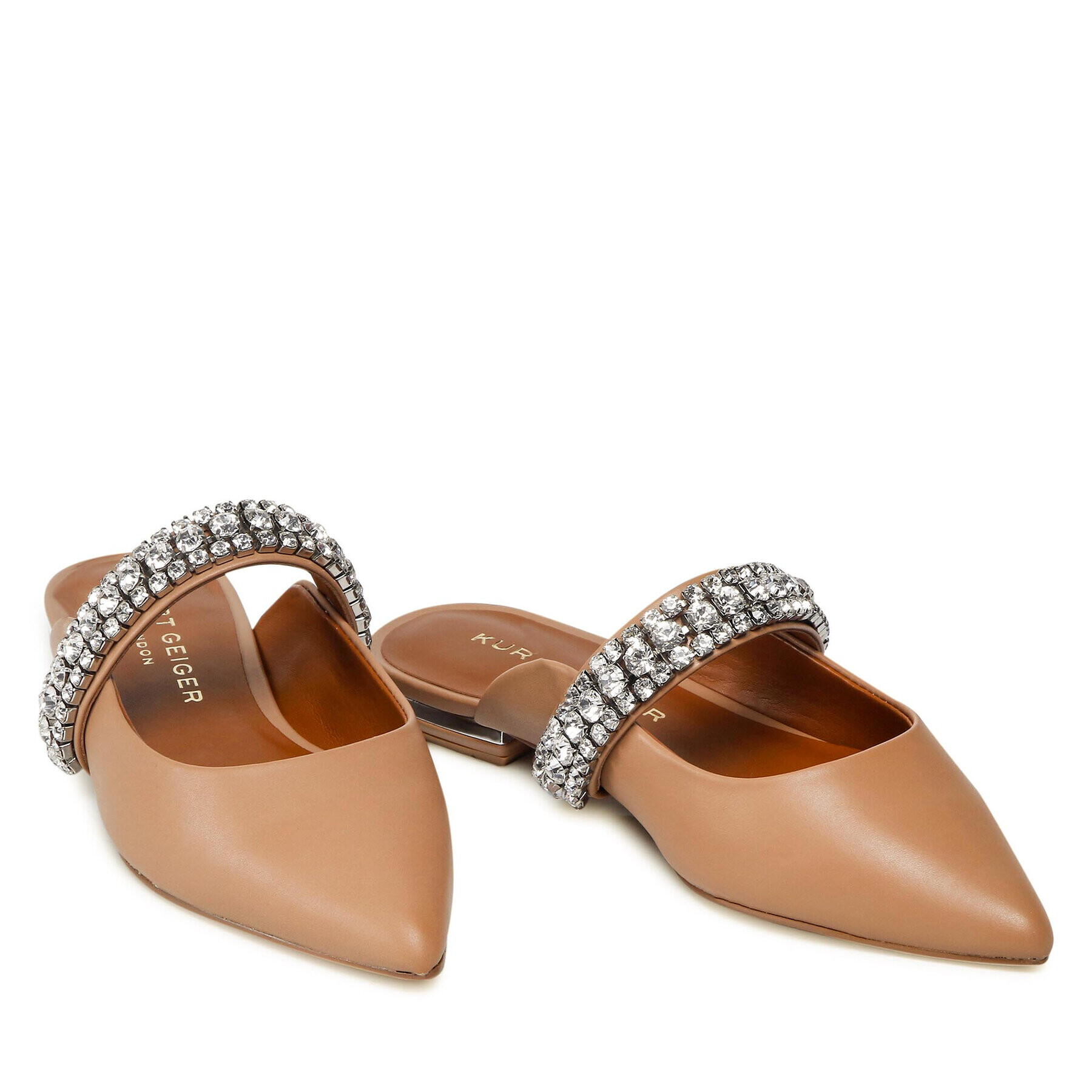 Kurt Geiger Чехли Princely 1808948109 Кафяв - Pepit.bg
