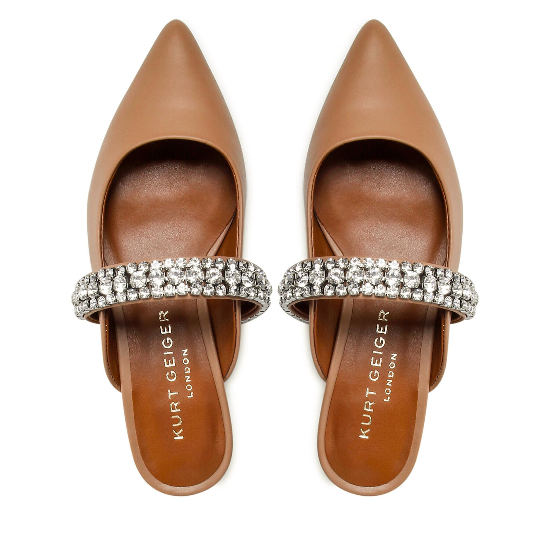 Kurt Geiger Чехли Princely 1808948109 Кафяв - Pepit.bg