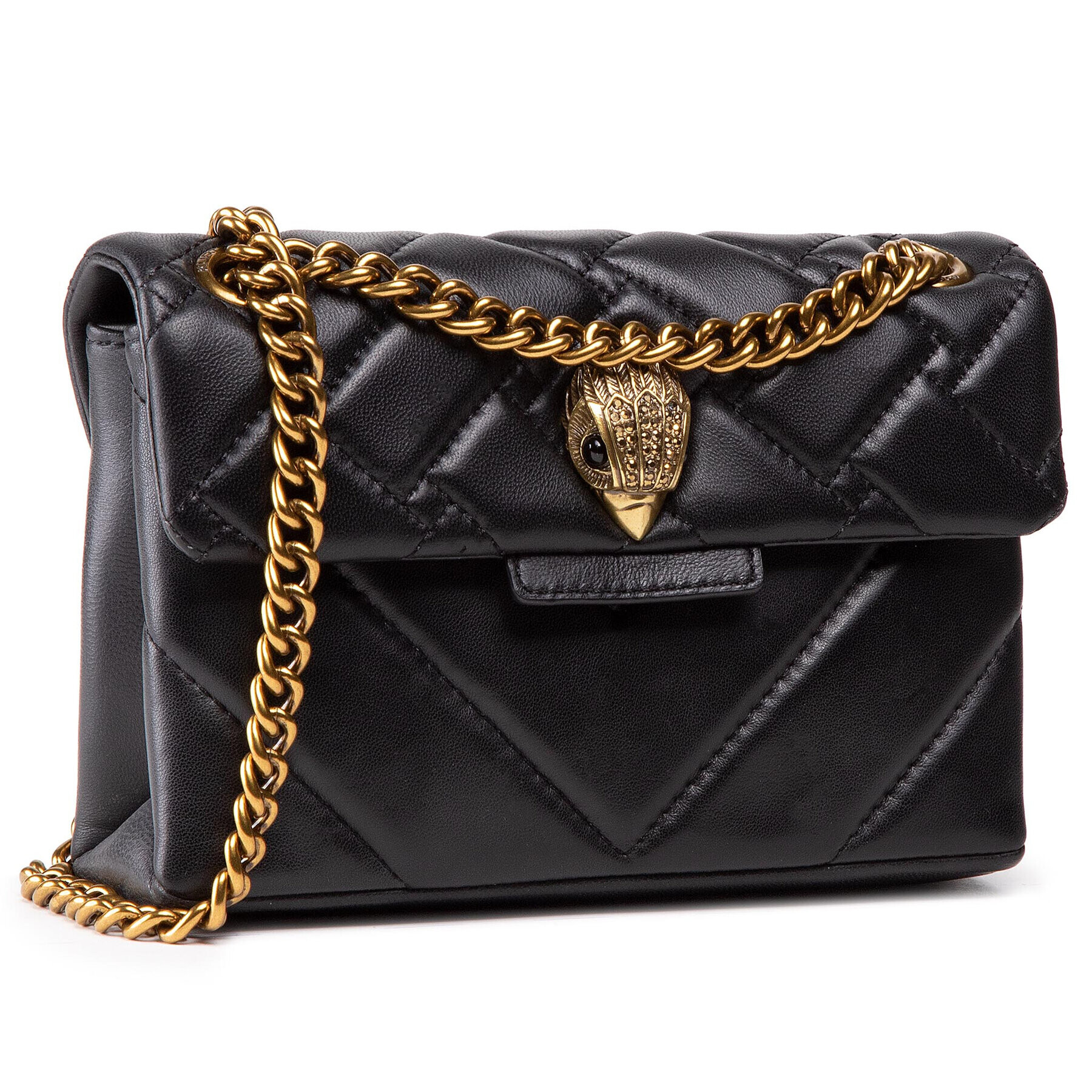 Kurt Geiger Дамска чанта Mini Kensington 1470805109 Черен - Pepit.bg