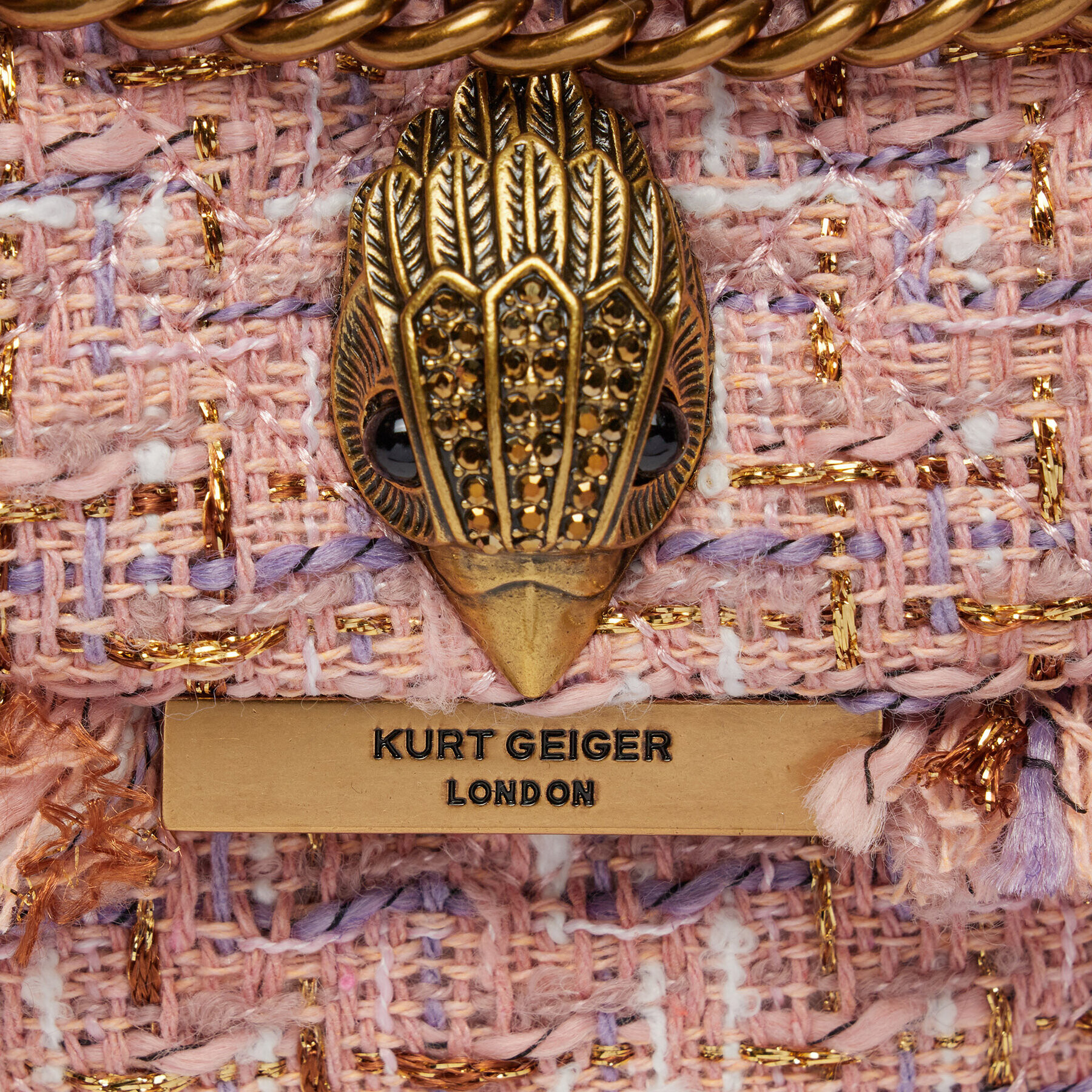 Kurt Geiger Дамска чанта 2949753609 Розов - Pepit.bg
