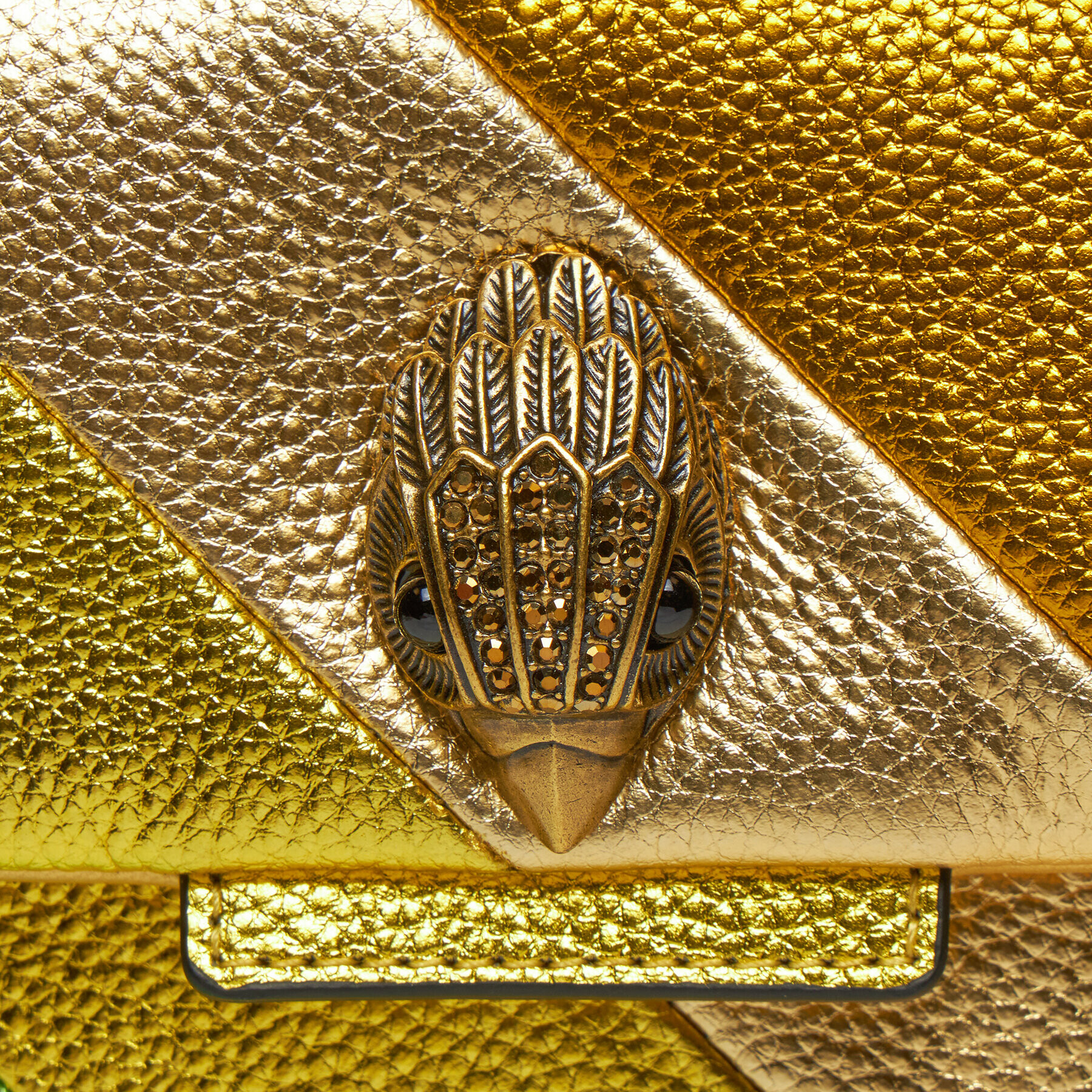Kurt Geiger Дамска чанта 425375109 Зелен - Pepit.bg