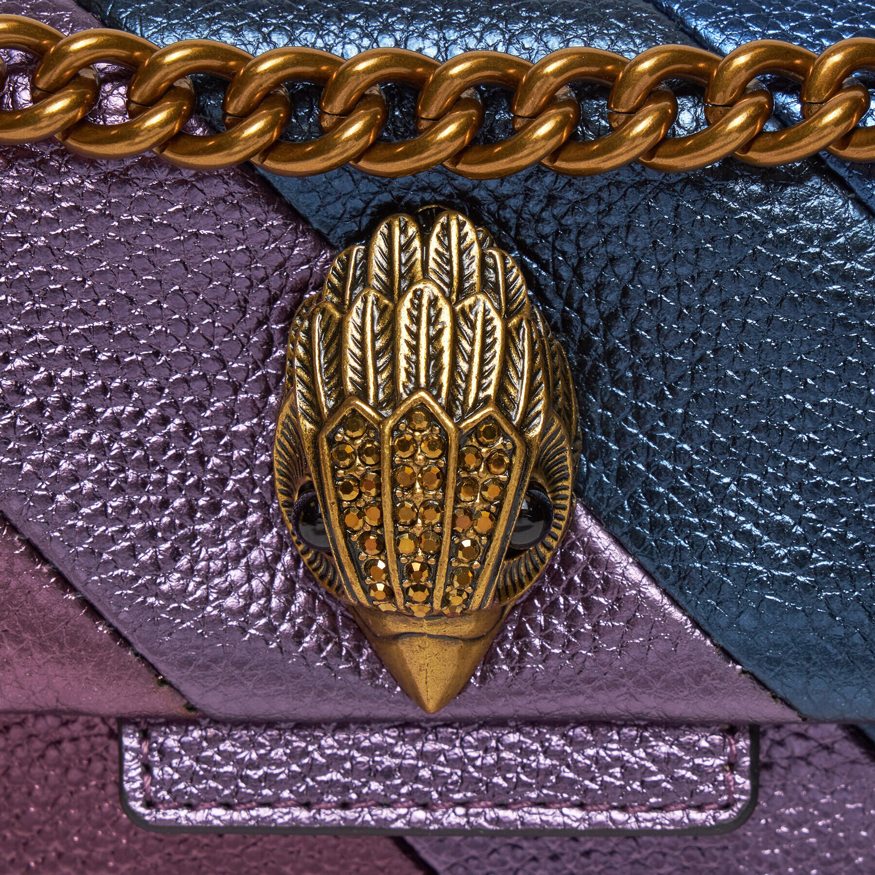 Kurt Geiger Дамска чанта 433385109 Син - Pepit.bg