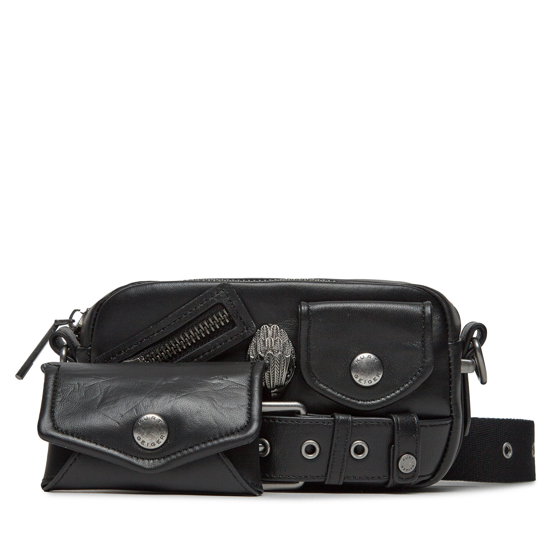 Kurt Geiger Дамска чанта 690-Hackney Sm Camera Bag 497100109 Черен - Pepit.bg