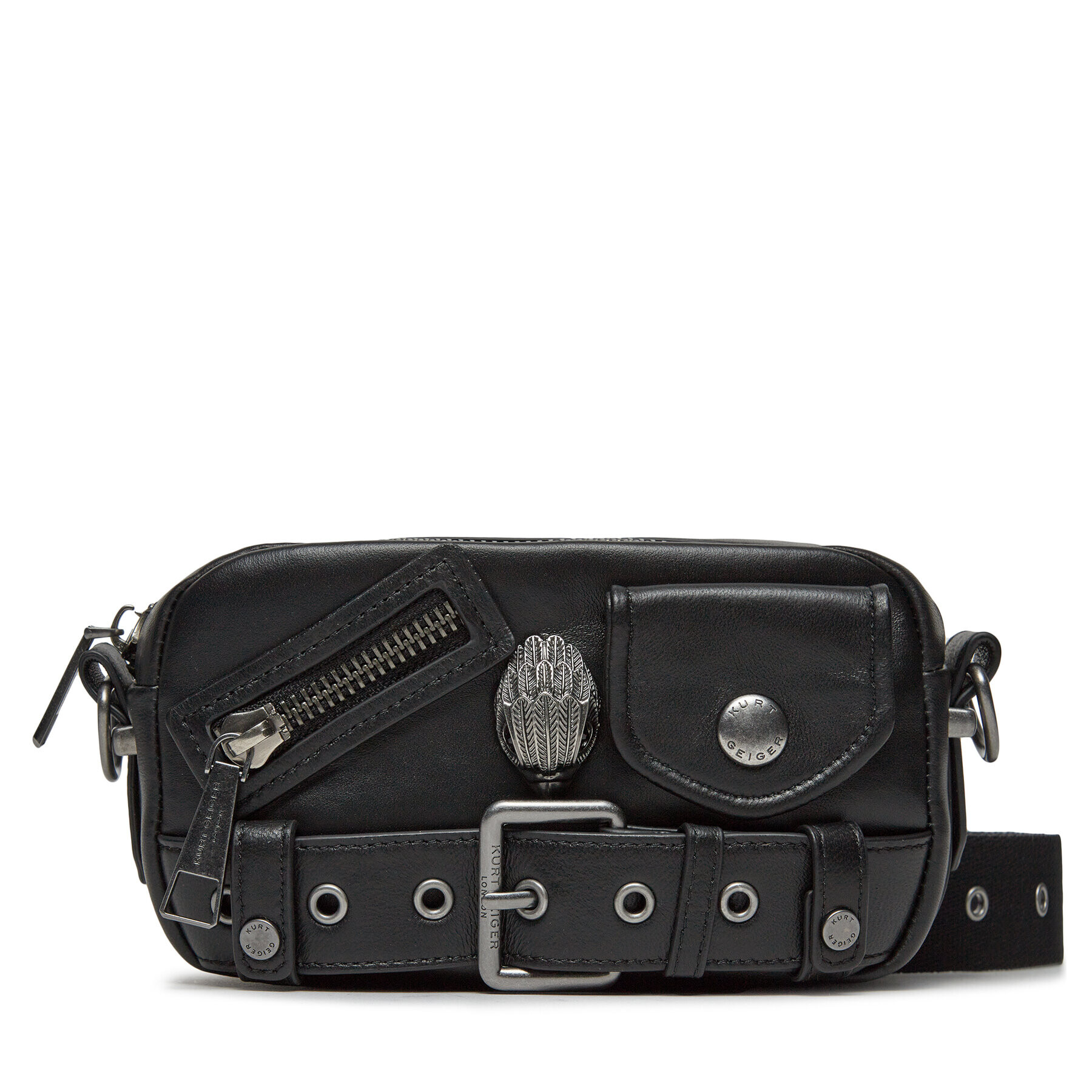 Kurt Geiger Дамска чанта 690-Hackney Sm Camera Bag 497100109 Черен - Pepit.bg