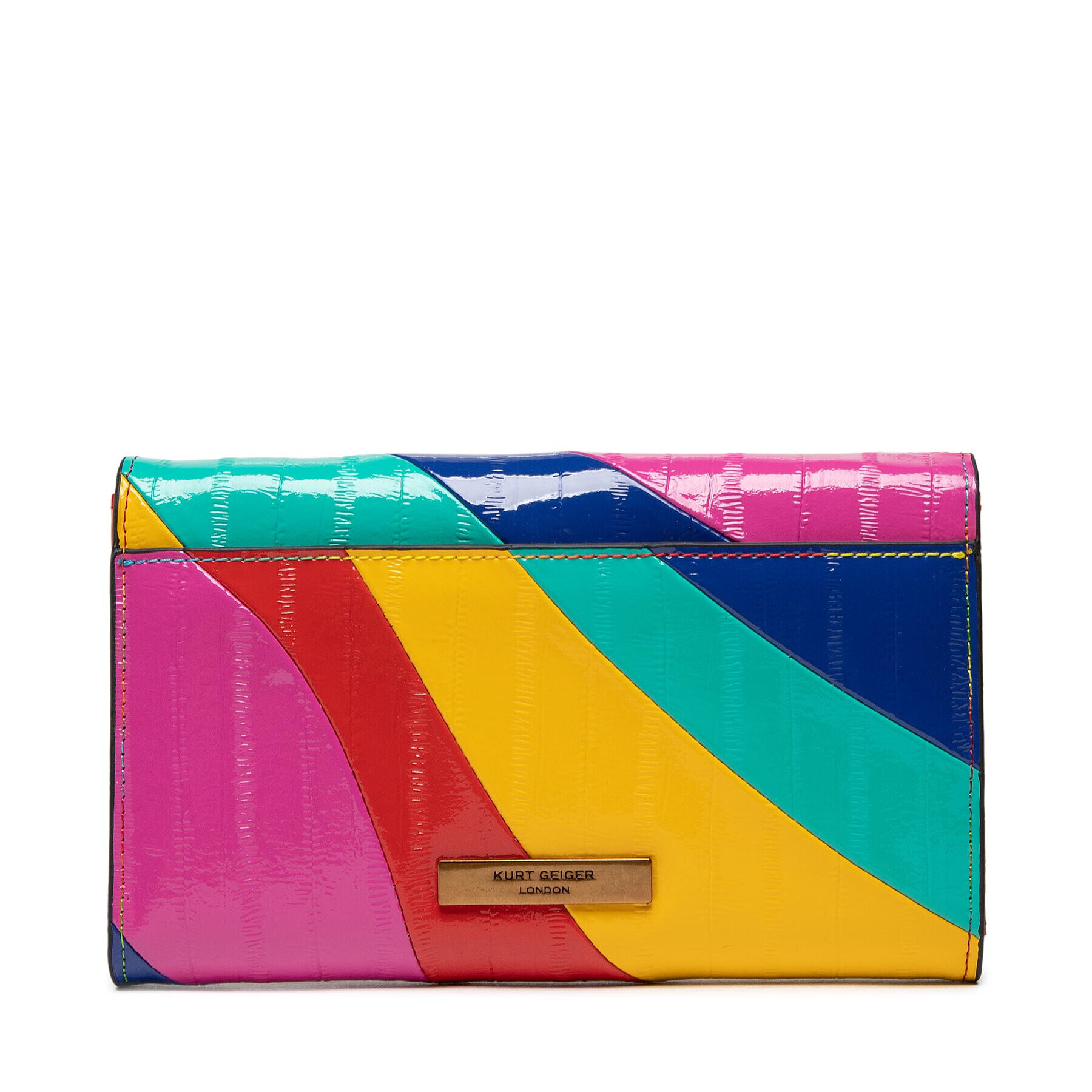 Kurt Geiger Дамска чанта K Stripe Chain Wallet 2548355309 Цветен - Pepit.bg