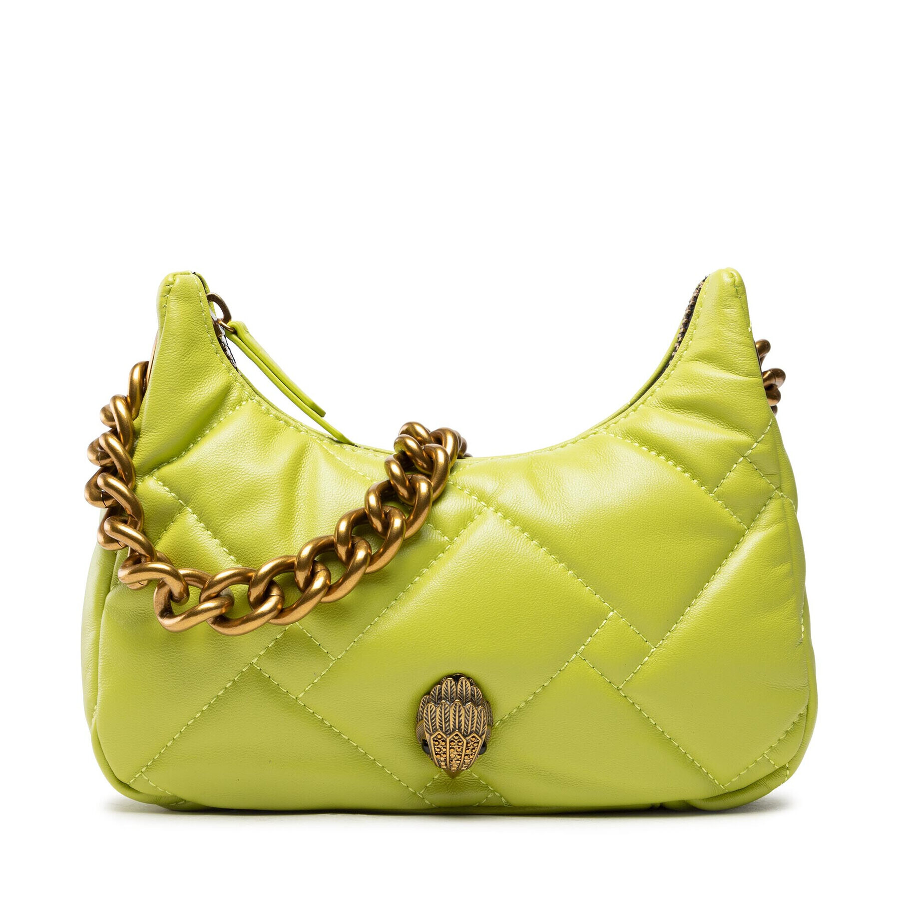 Kurt Geiger Дамска чанта Kensington Soft Hobo 8471074109 Зелен - Pepit.bg