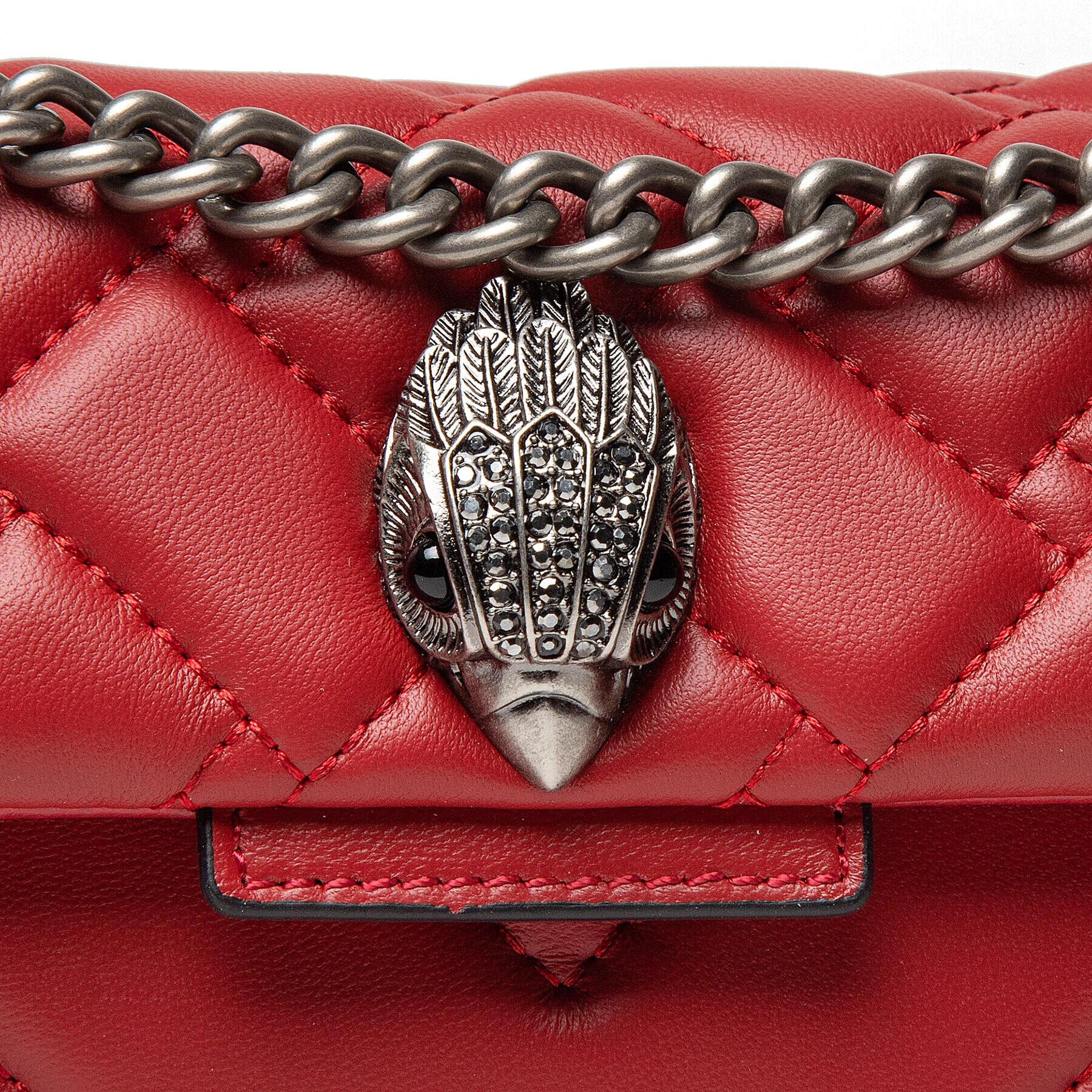 Kurt Geiger Дамска чанта Mini Kenstington 1470850109 Червен - Pepit.bg