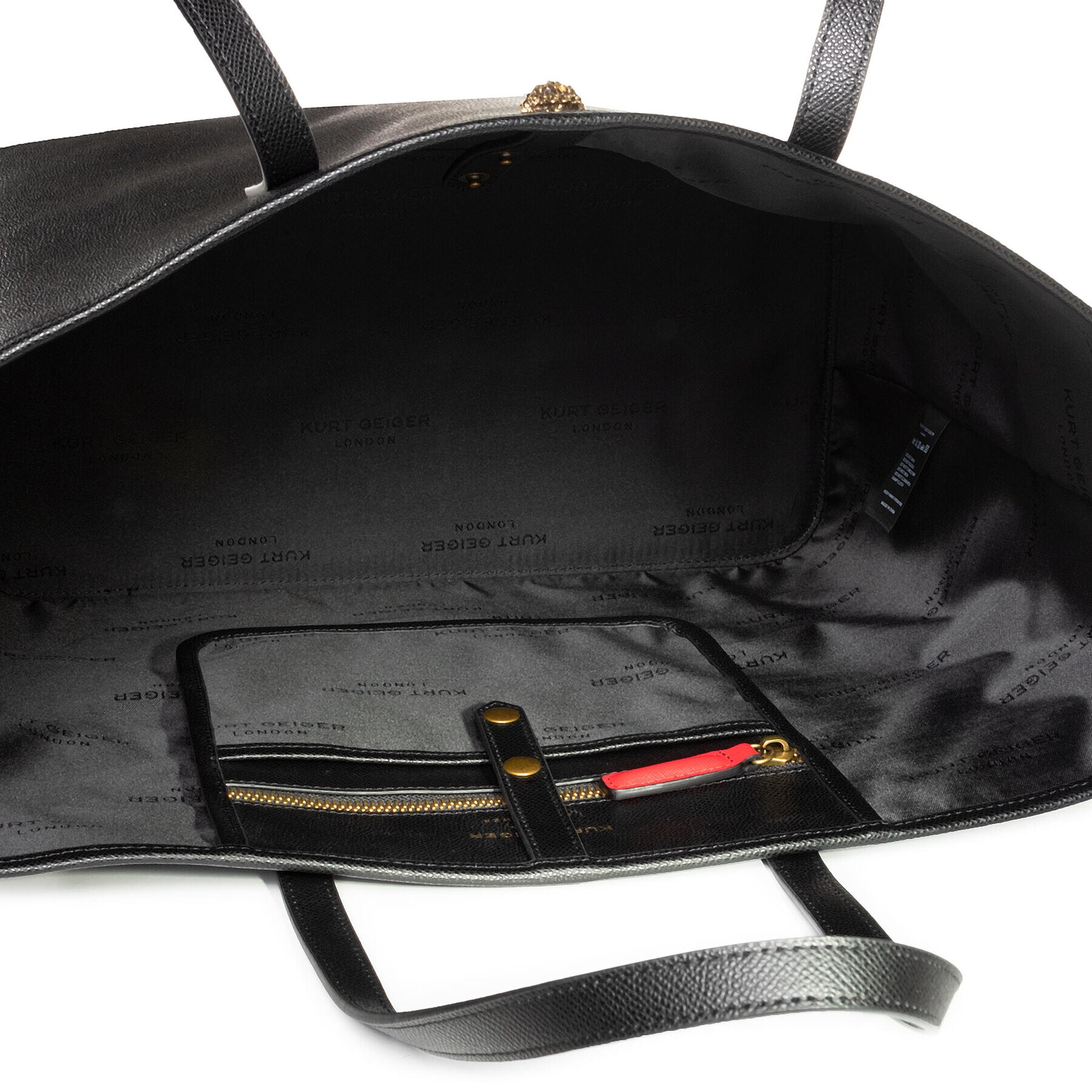 Kurt Geiger Дамска чанта Richmond 2888400109 Черен - Pepit.bg