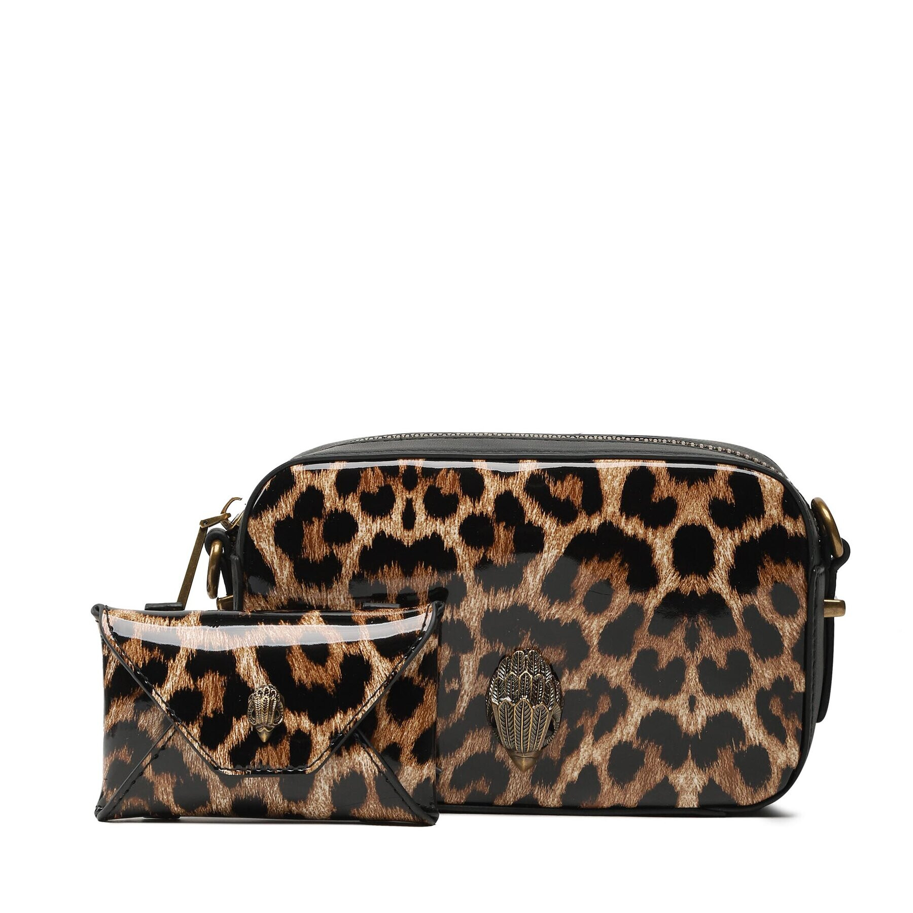 Kurt Geiger Дамска чанта Shoreditch Sm Camera Bag 8475632309 Кафяв - Pepit.bg