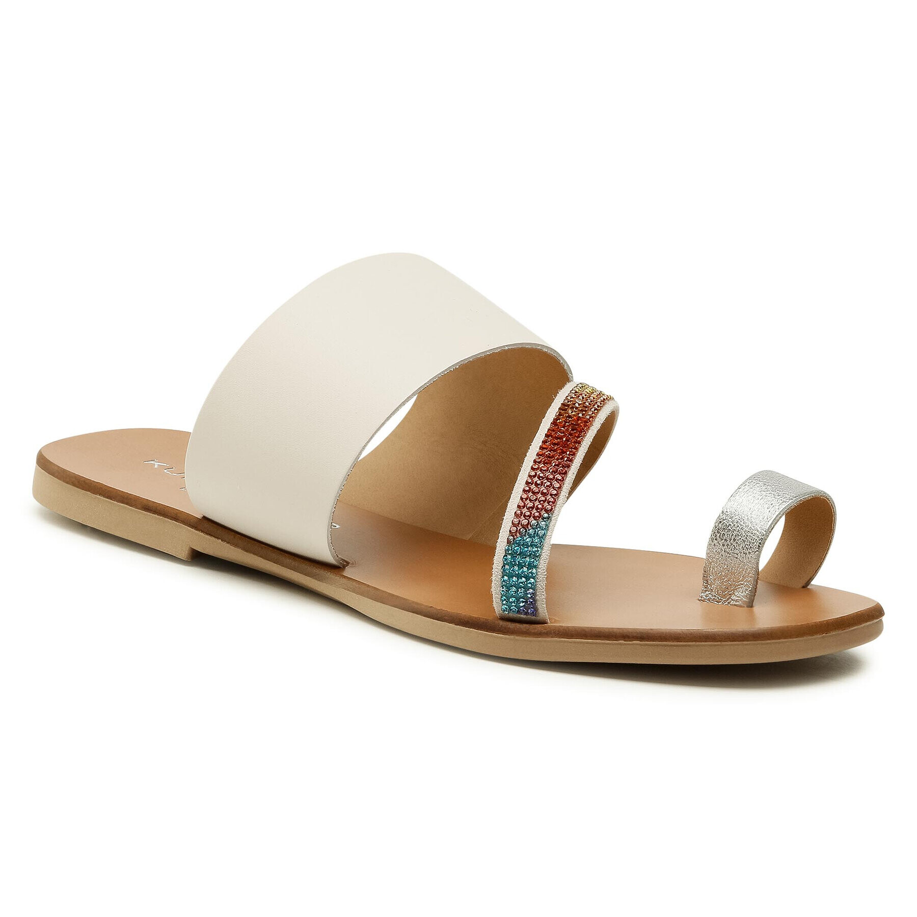 Kurt Geiger Джапанки Dawn Rainbow 7420941109 Бежов - Pepit.bg