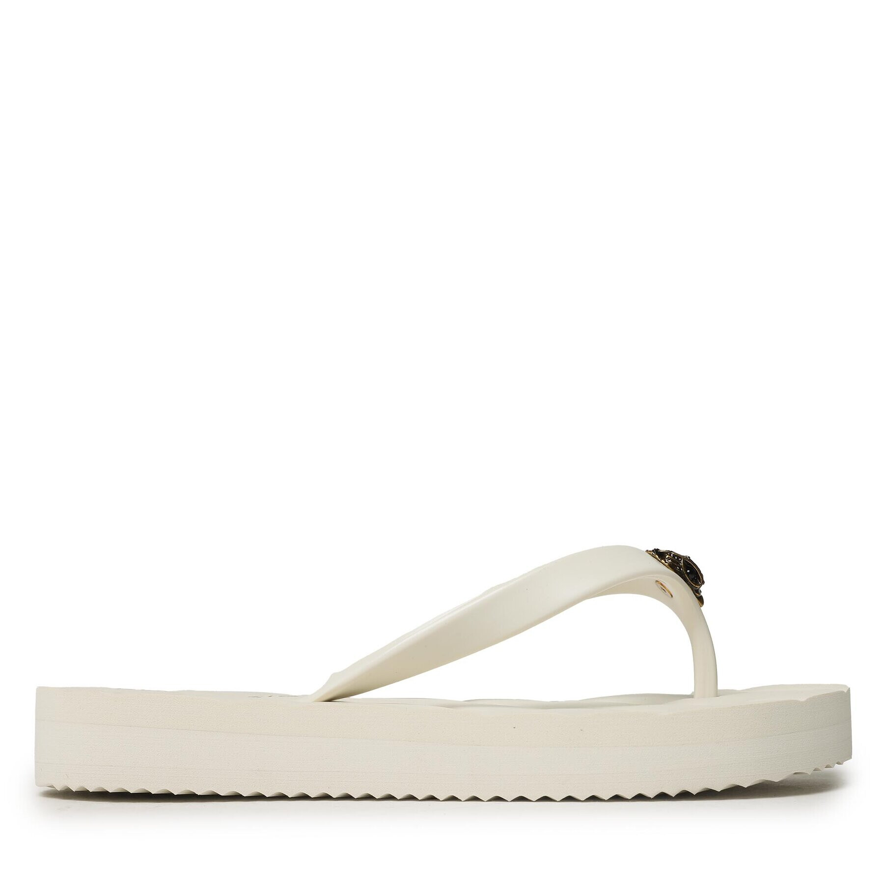 Kurt Geiger Джапанки Kensington Q Flip Flop 8915341979 Екрю - Pepit.bg