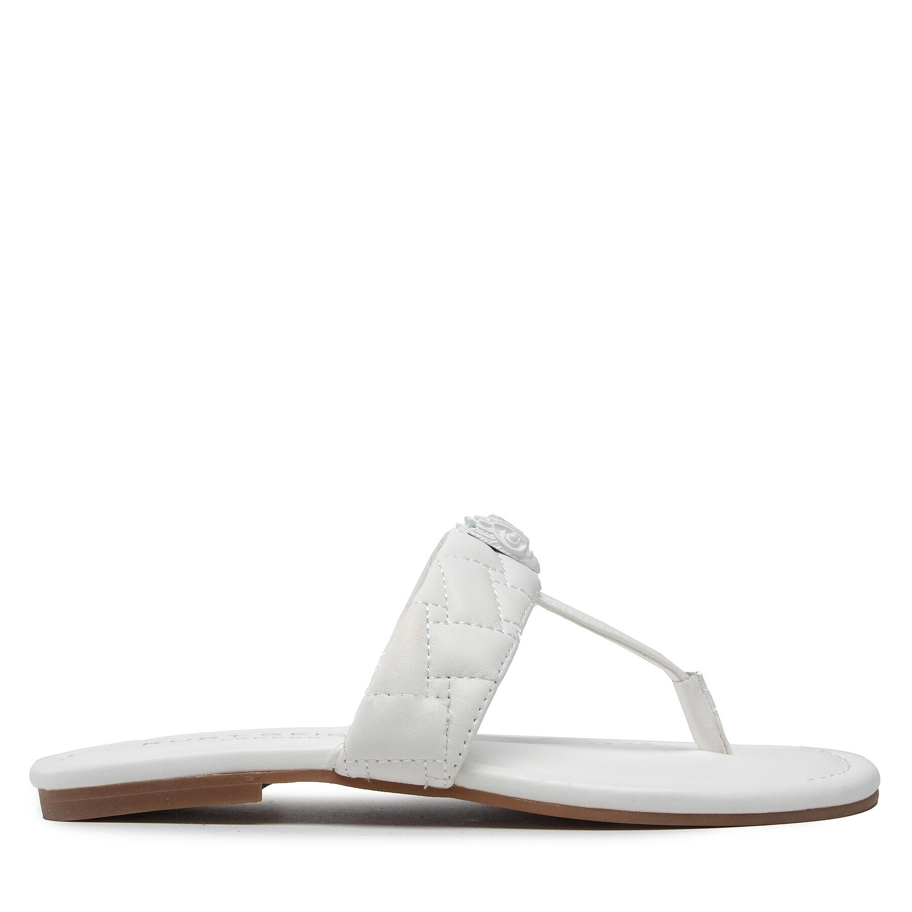 Kurt Geiger Джапанки Kensington T-Bar Sandal 8651410109 Бял - Pepit.bg