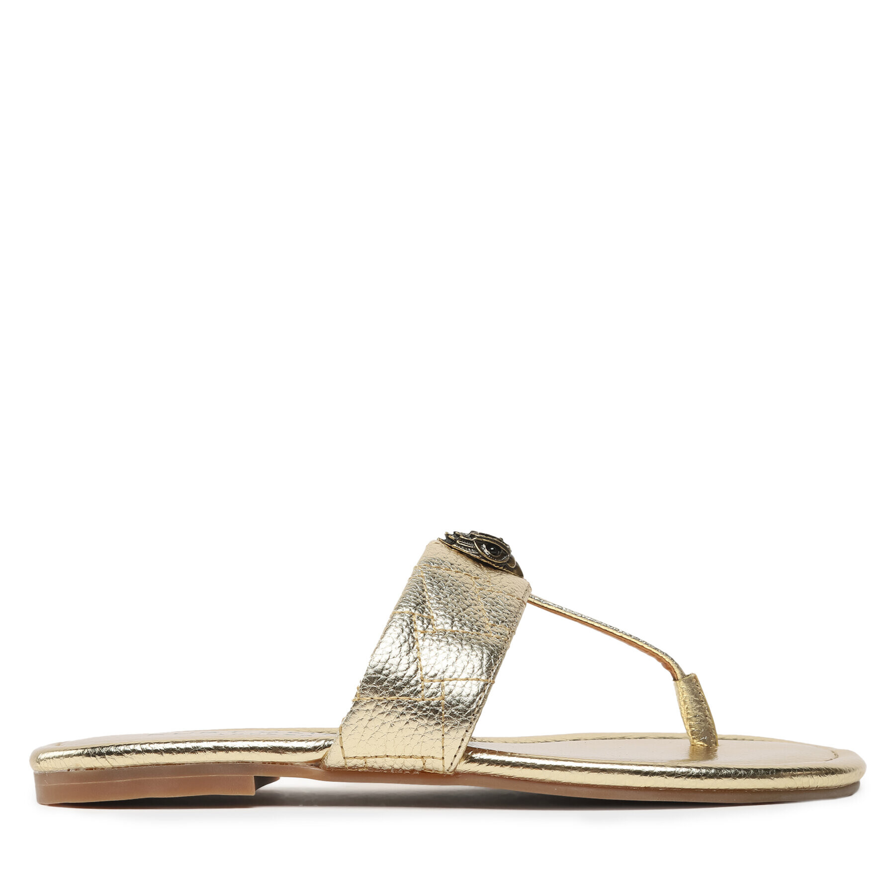 Kurt Geiger Джапанки Kensington T-Bar Sandal 8651461109 Златист - Pepit.bg