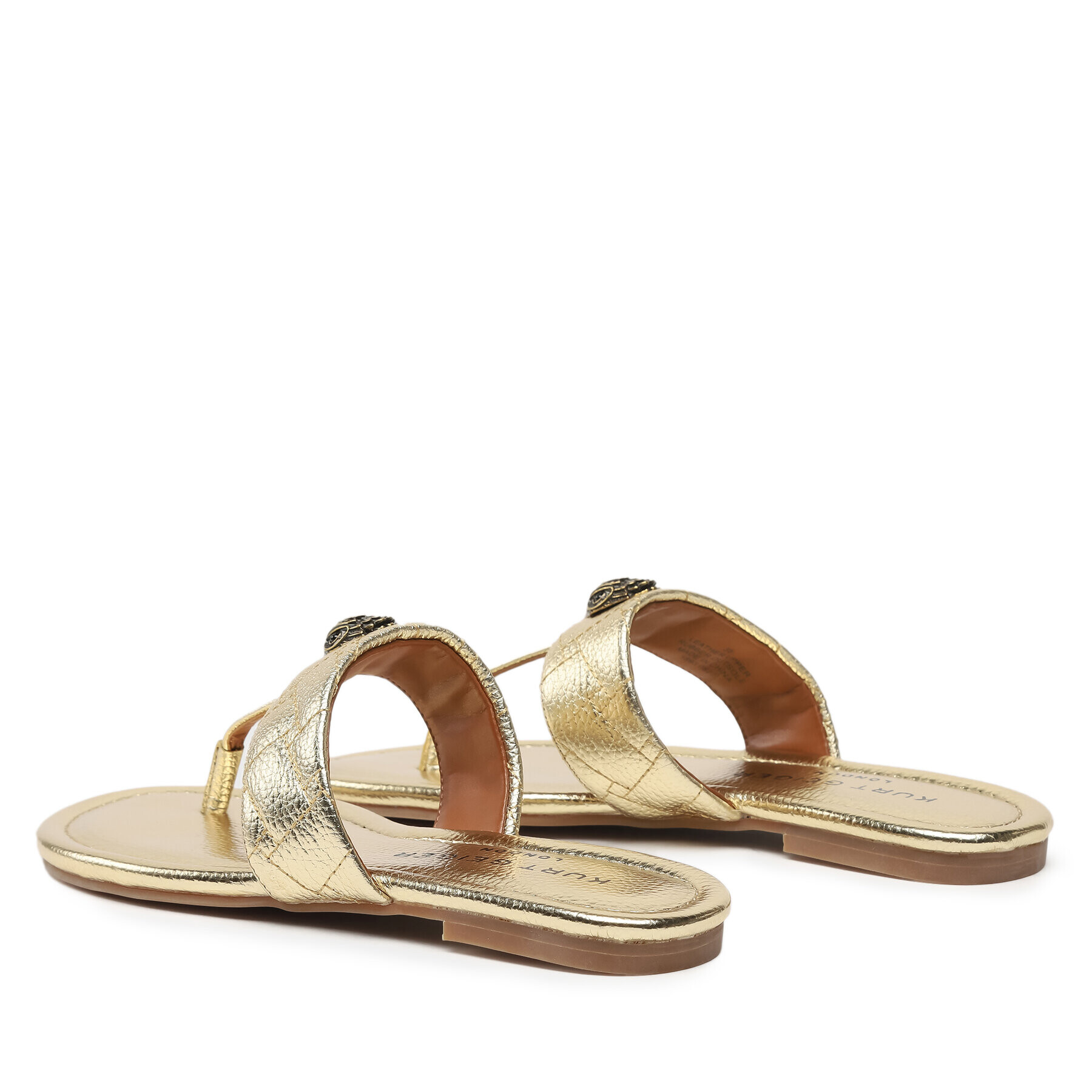 Kurt Geiger Джапанки Kensington T-Bar Sandal 8651461109 Златист - Pepit.bg