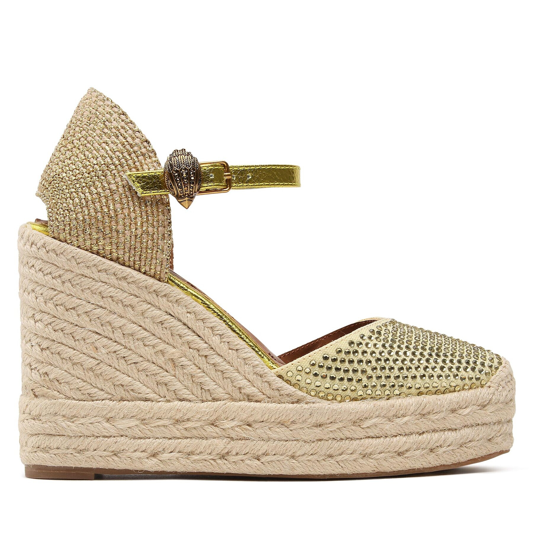 Kurt Geiger Еспадрили Mandy Espadrille Wedge 9798993609 Жълт - Pepit.bg