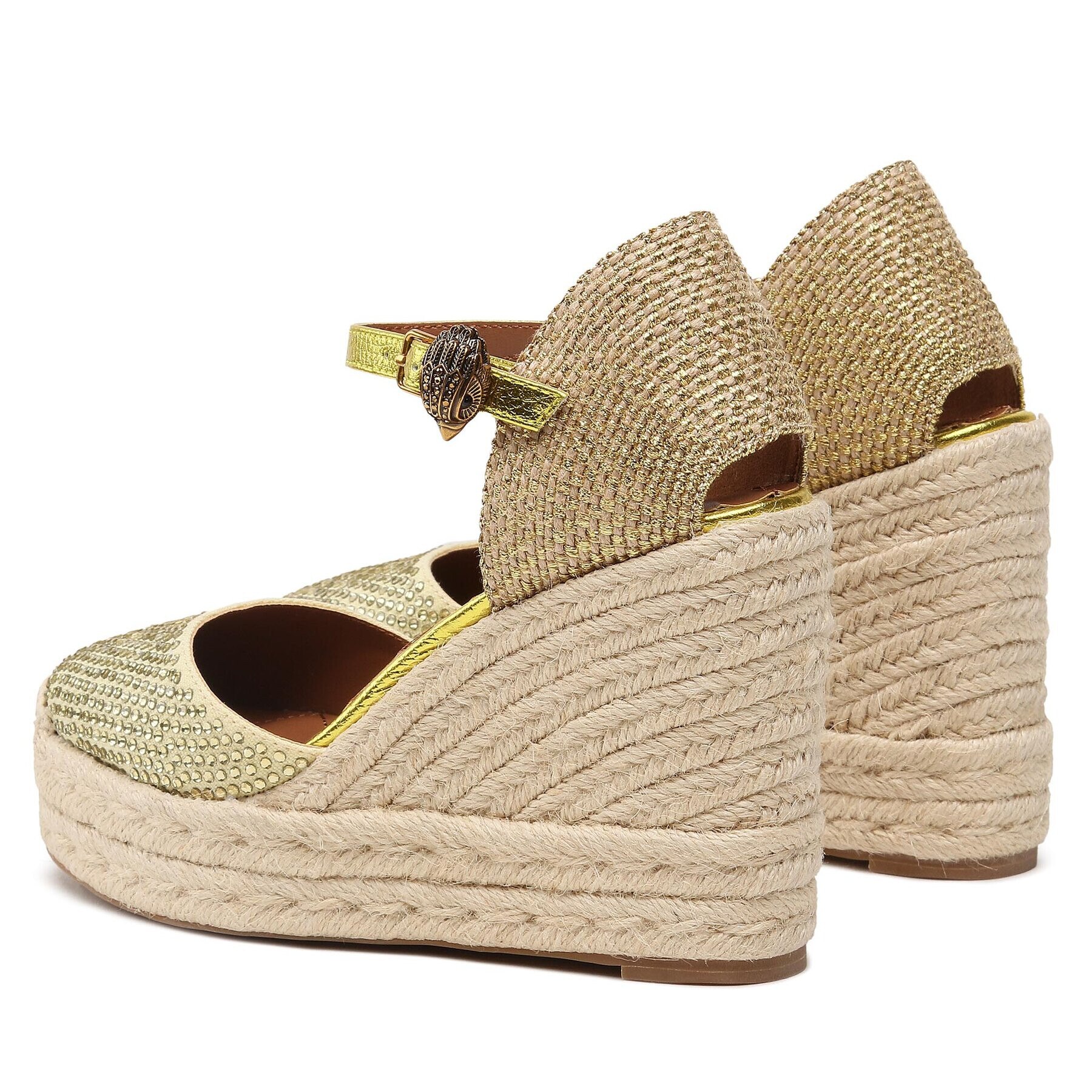 Kurt Geiger Еспадрили Mandy Espadrille Wedge 9798993609 Жълт - Pepit.bg