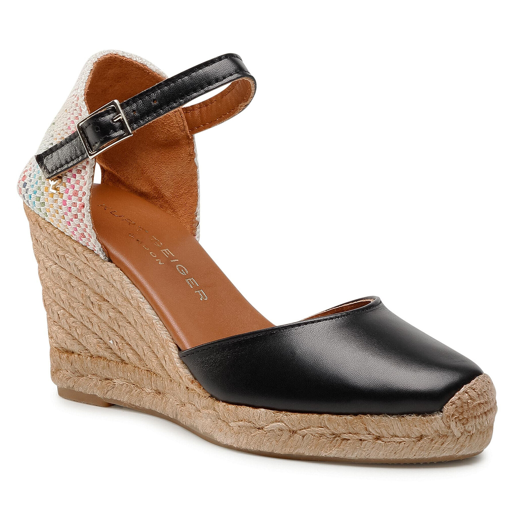 Kurt Geiger Еспадрили Monty Rainbow 7412400109 Черен - Pepit.bg