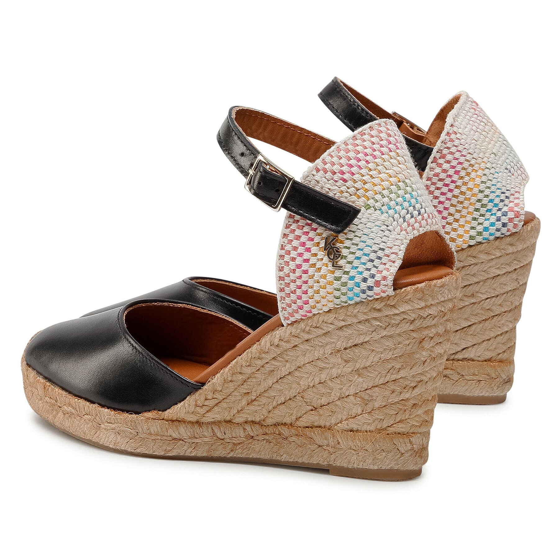 Kurt Geiger Еспадрили Monty Rainbow 7412400109 Черен - Pepit.bg