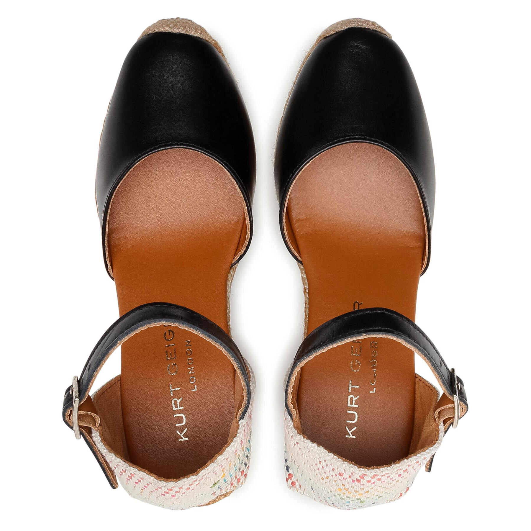 Kurt Geiger Еспадрили Monty Rainbow 7412400109 Черен - Pepit.bg