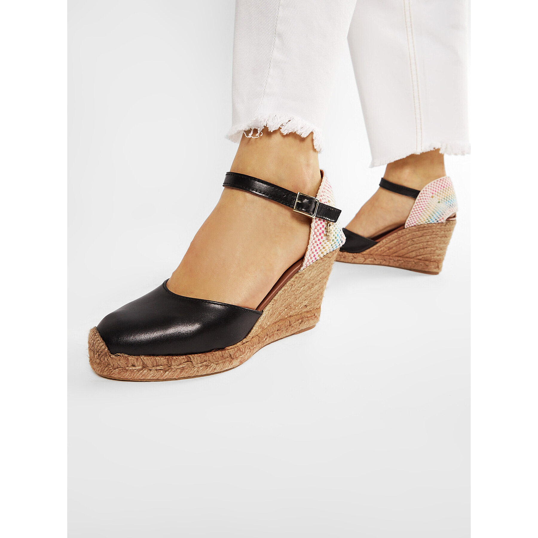 Kurt Geiger Еспадрили Monty Rainbow 7412400109 Черен - Pepit.bg