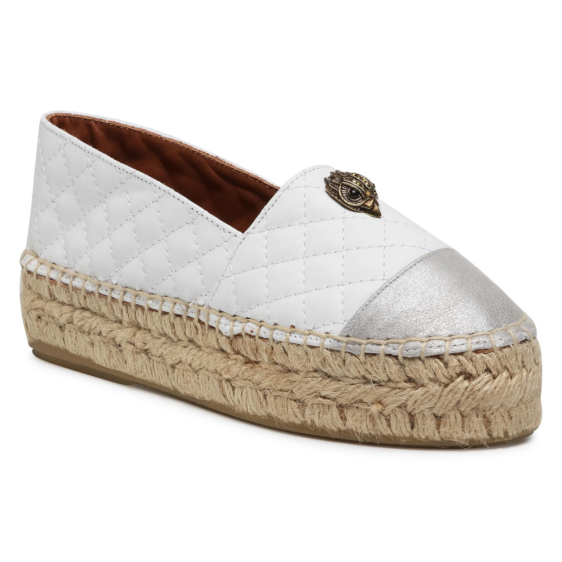 Kurt Geiger Еспадрили Morella Eagle 3749110109 Бял - Pepit.bg