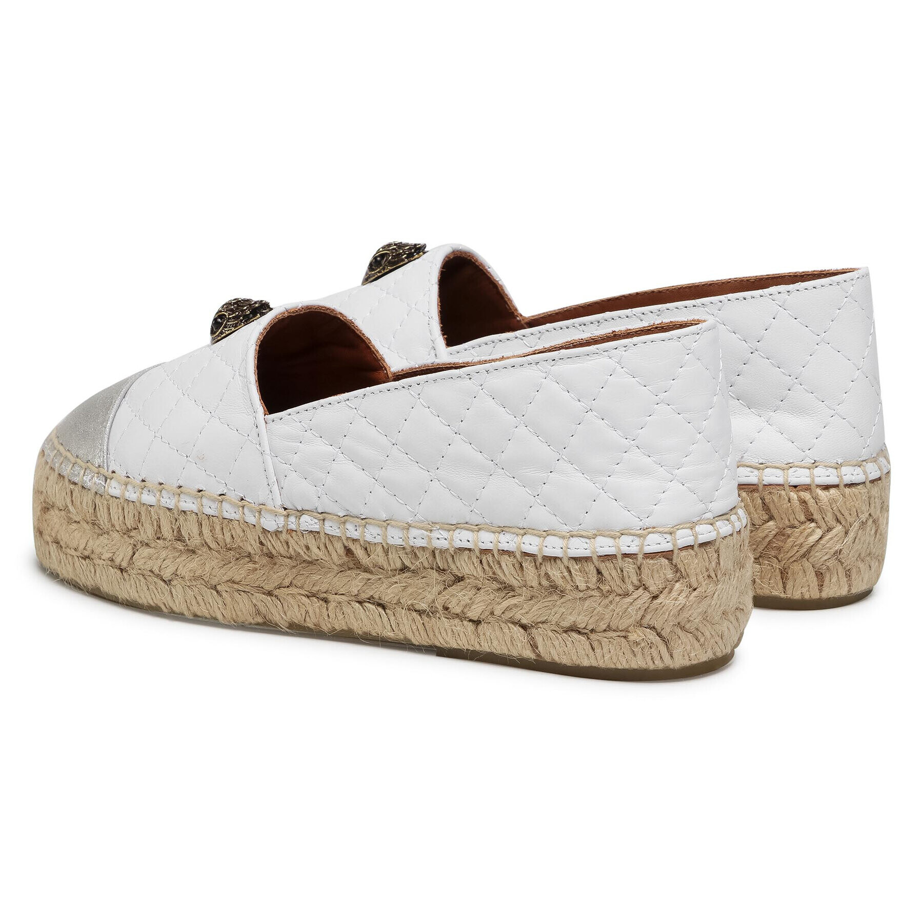 Kurt Geiger Еспадрили Morella Eagle 3749110109 Бял - Pepit.bg