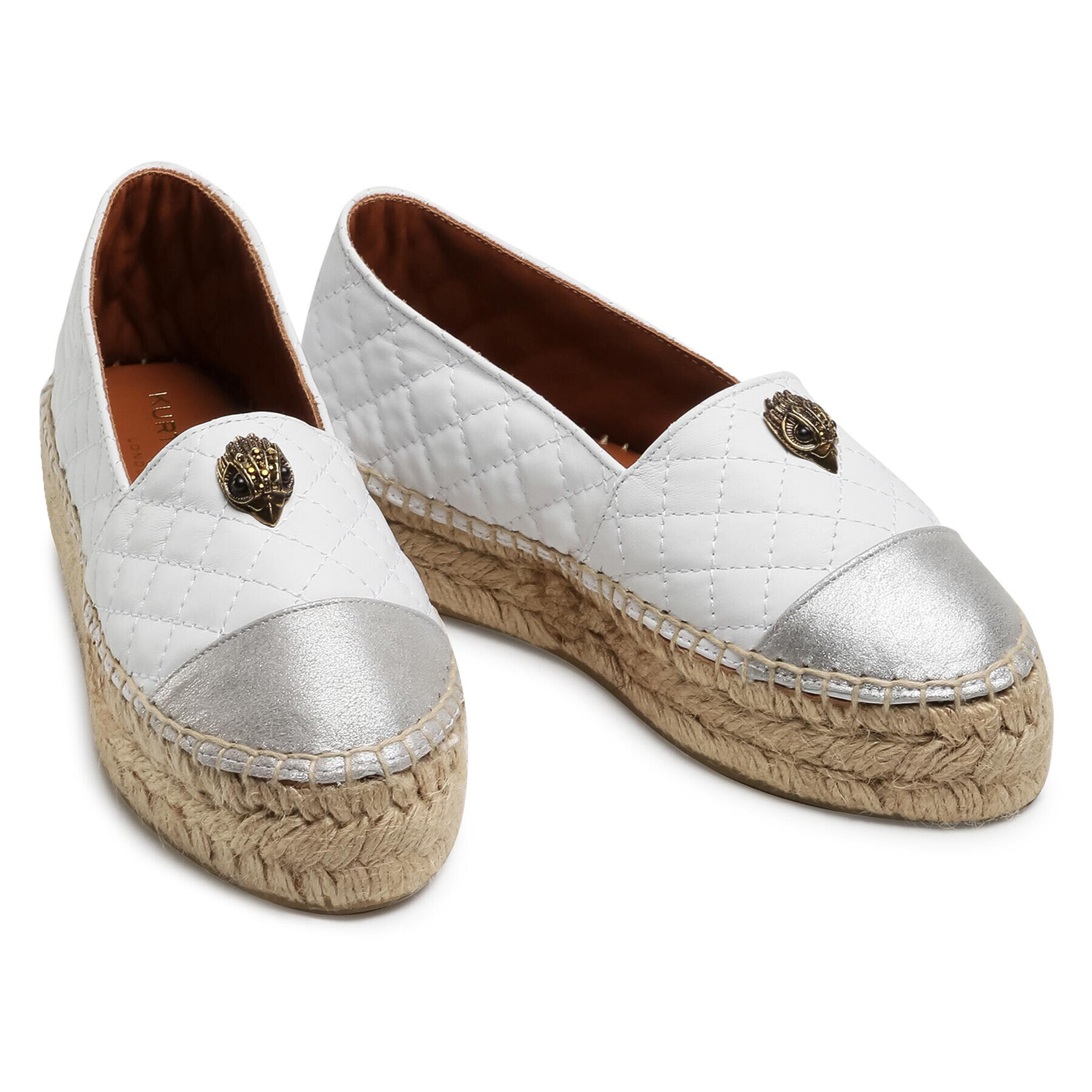 Kurt Geiger Еспадрили Morella Eagle 3749110109 Бял - Pepit.bg