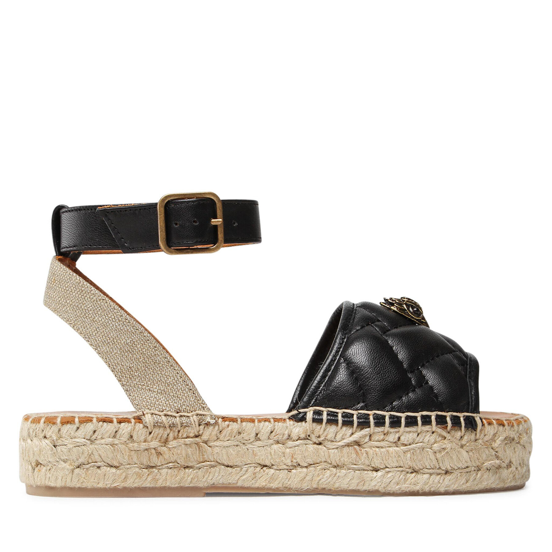 Kurt Geiger Еспадрили Morella Eagle Sandal 8879600109 Черен - Pepit.bg