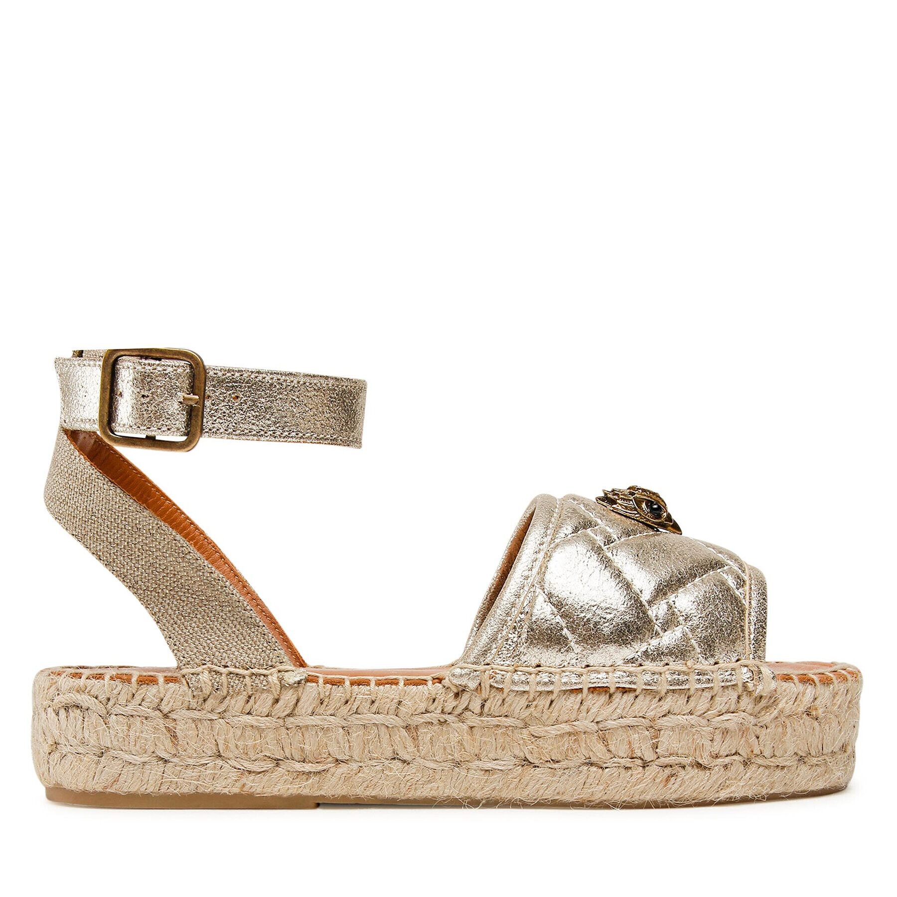 Kurt Geiger Еспадрили Morella Eagle Sandal 8879661109 Златист - Pepit.bg