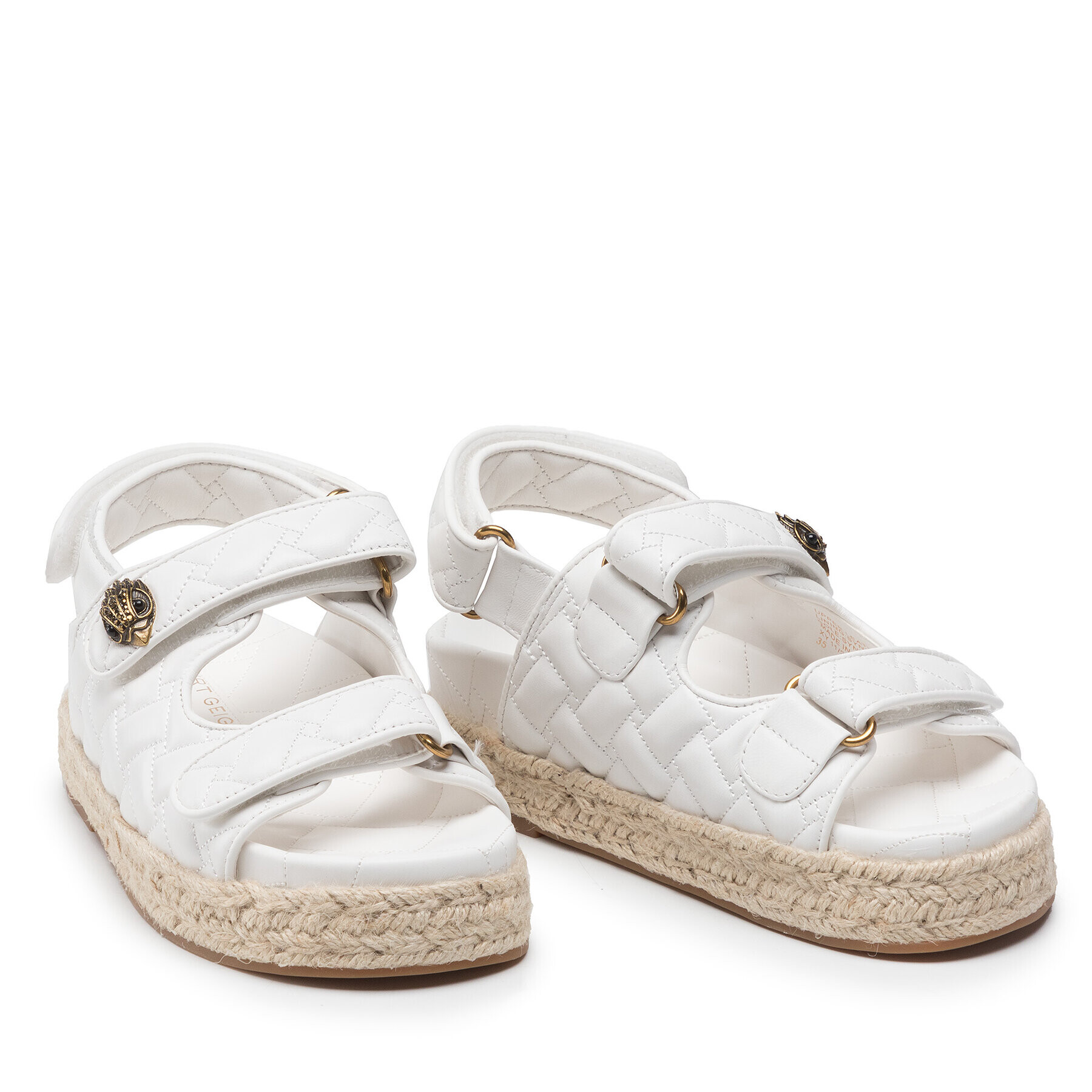 Kurt Geiger Еспадрили Orson Espadrille 8878210109 Бял - Pepit.bg