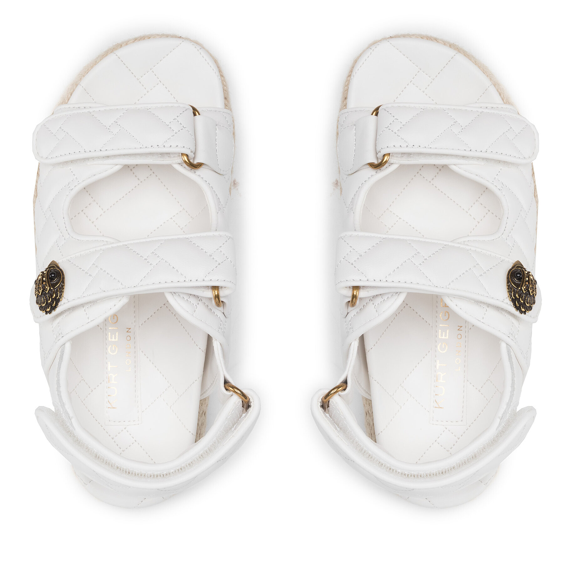 Kurt Geiger Еспадрили Orson Espadrille 8878210109 Бял - Pepit.bg