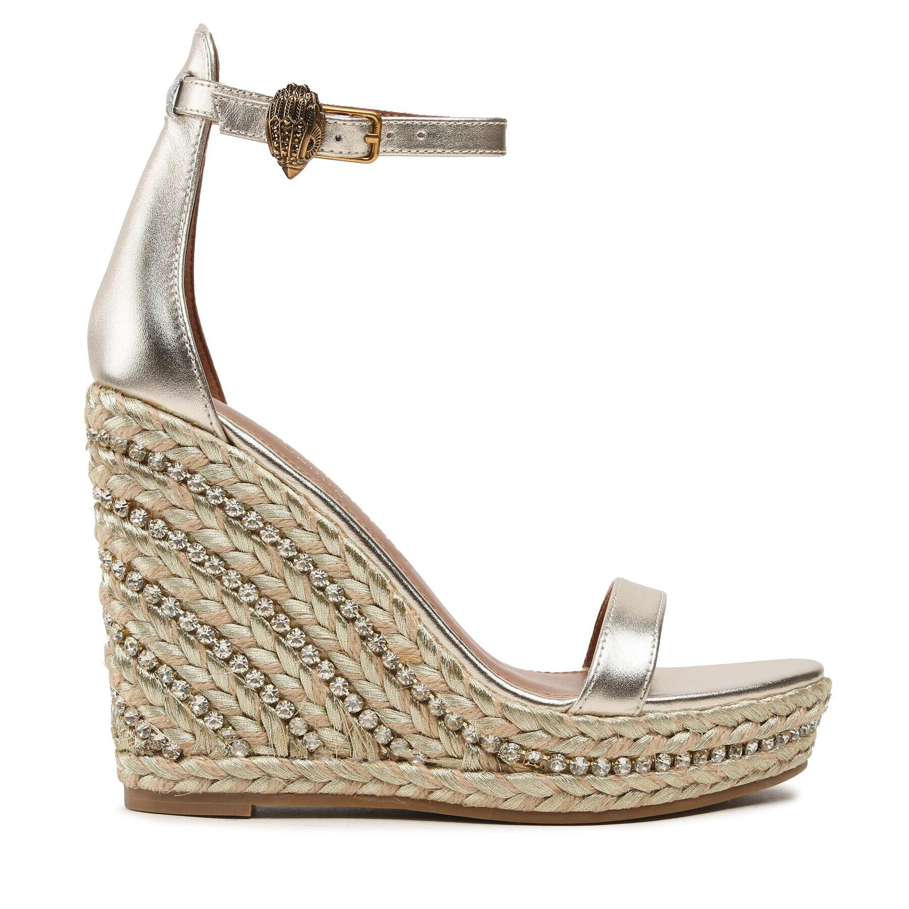 Kurt Geiger Еспадрили Shoreditch Wedge 9783861109 Златист - Pepit.bg