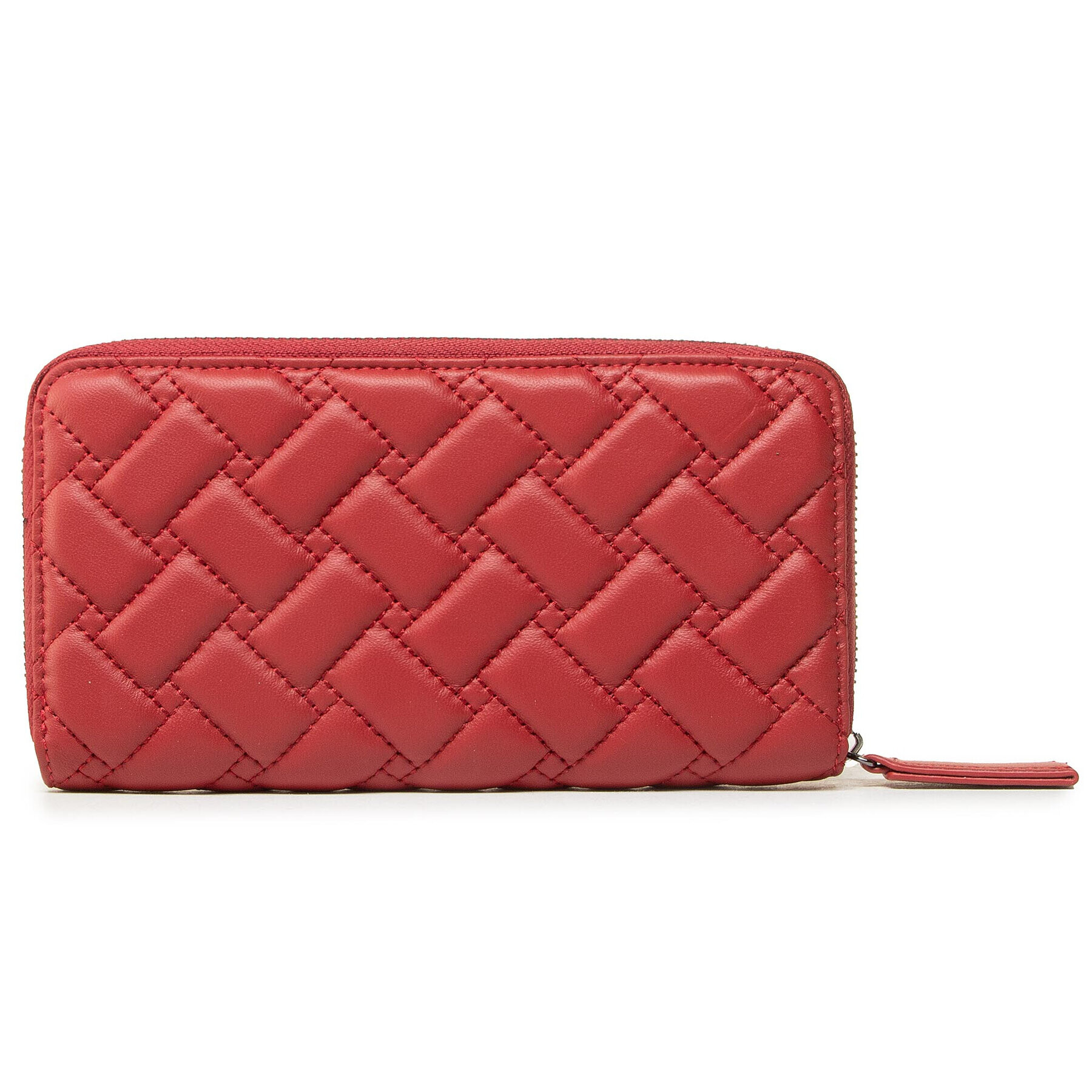 Kurt Geiger Голям дамски портфейл Zip Around Wallet Eagle 1803051109 Червен - Pepit.bg